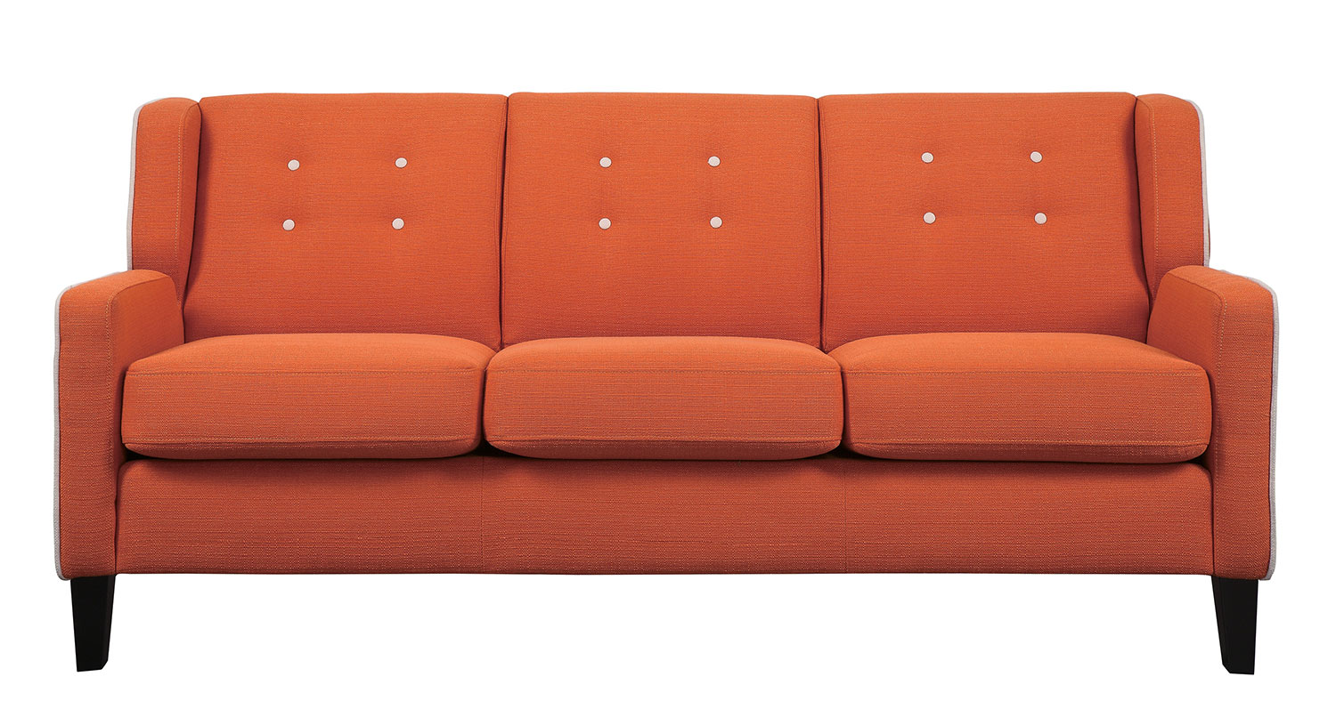 Homelegance Roweena Sofa - Orange Homelegance Roweena Sofa - Orange