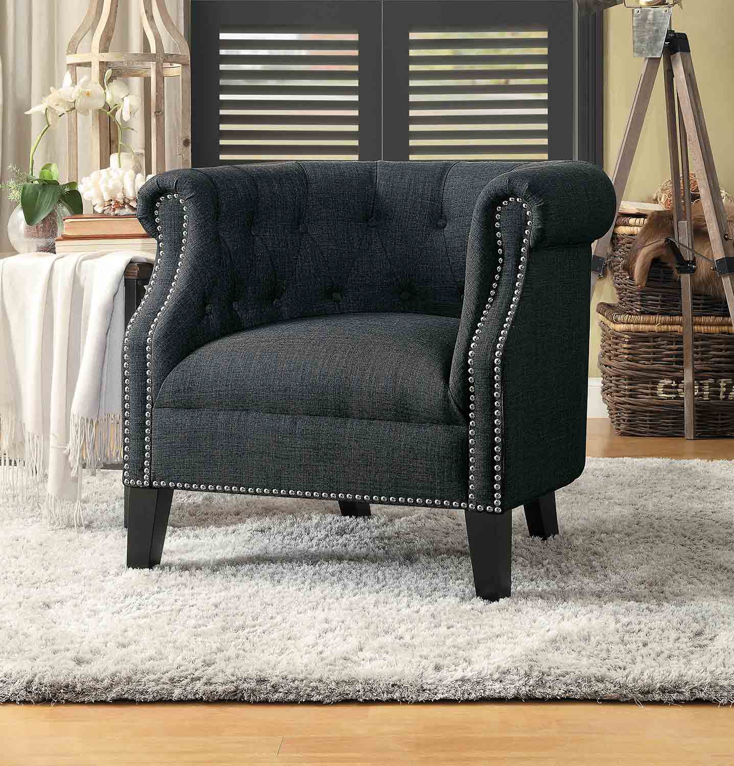 Homelegance Karlock Accent Chair - Gray