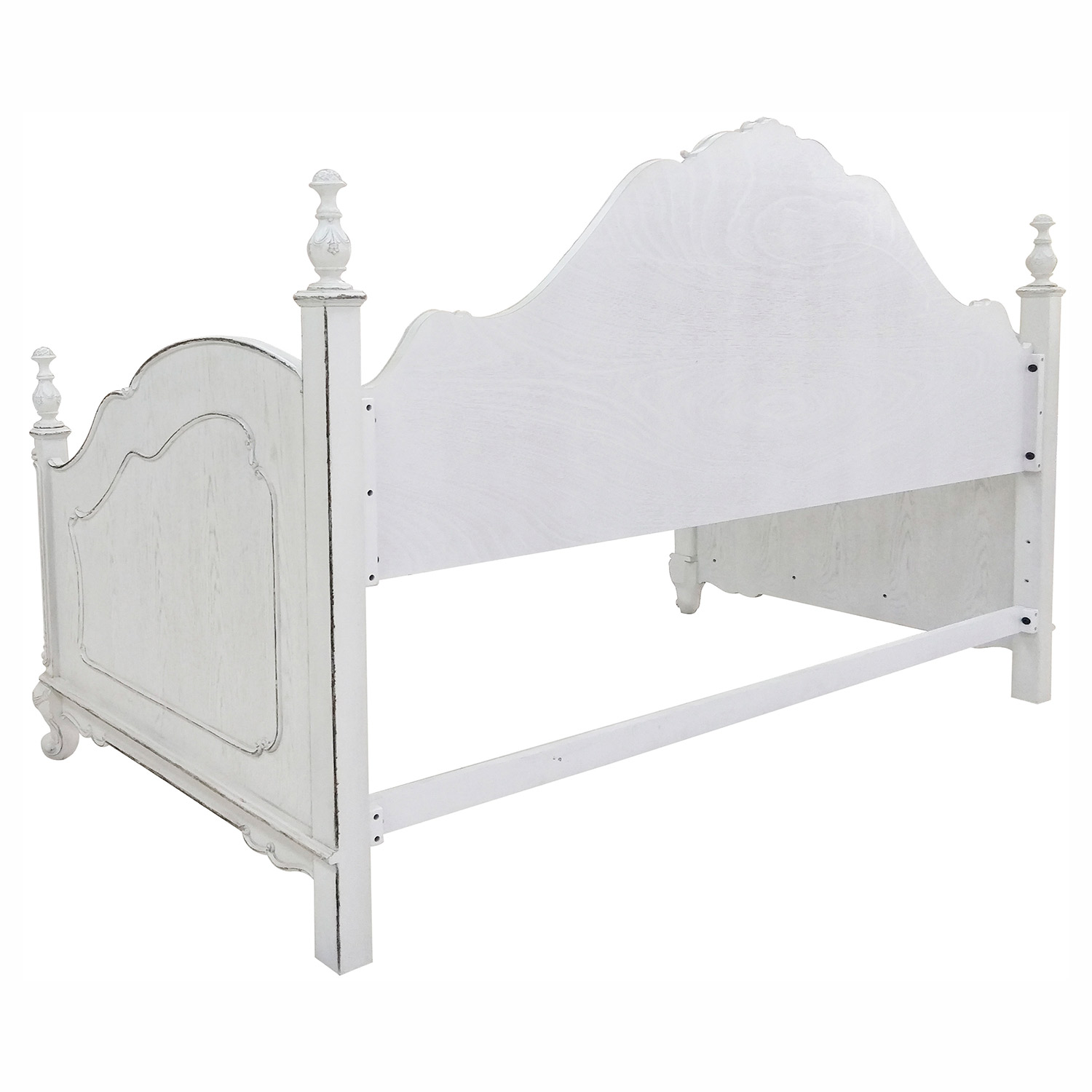 Homelegance Cinderella Daybed - Antique White with Gray Rub-Through