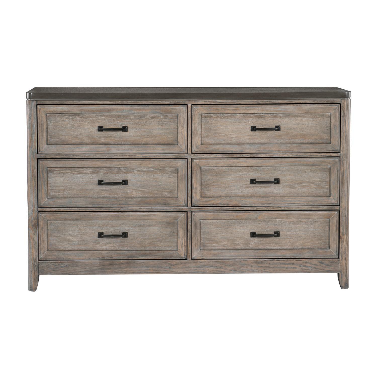 Homelegance Newell Dresser - Two-tone finish: Brown and Gray