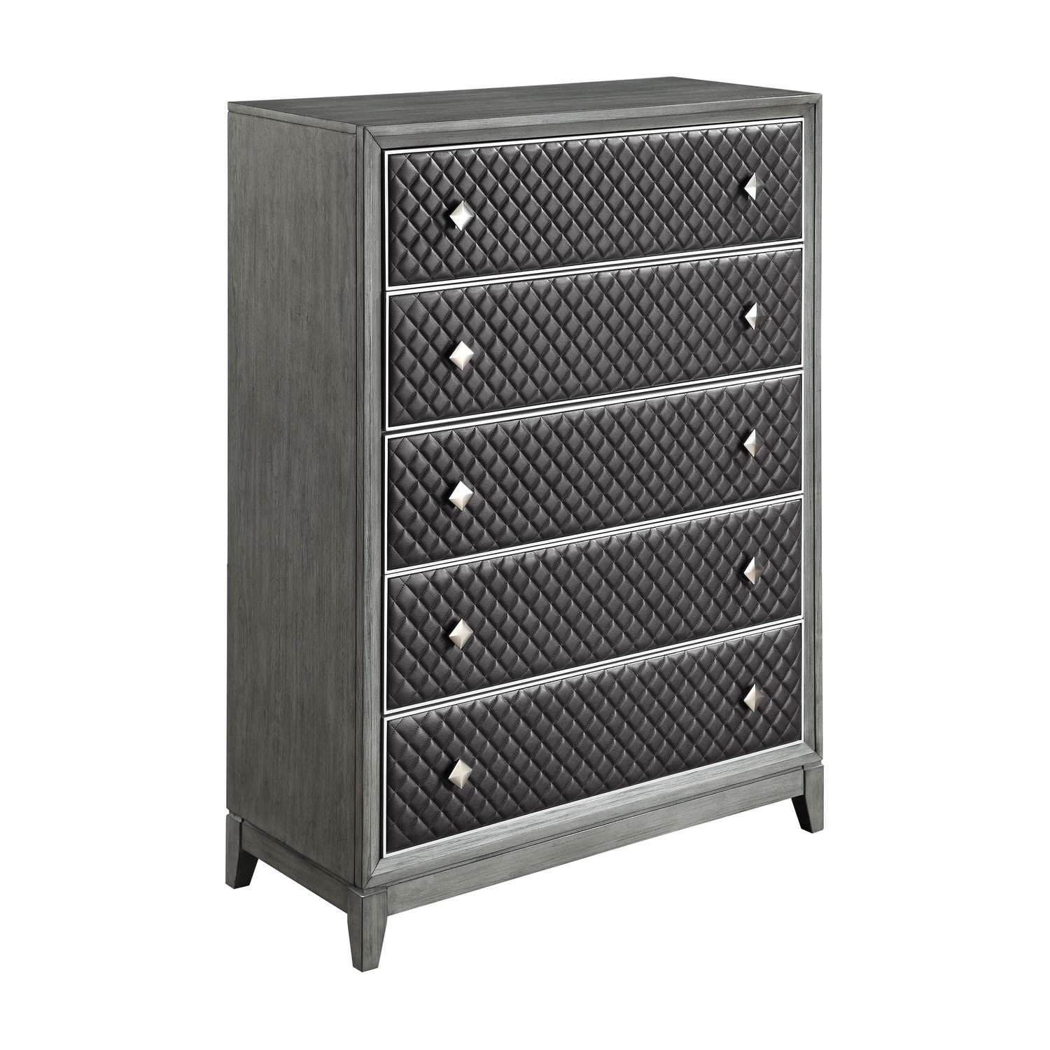 Homelegance West End Chest - Wire-brushed Gray