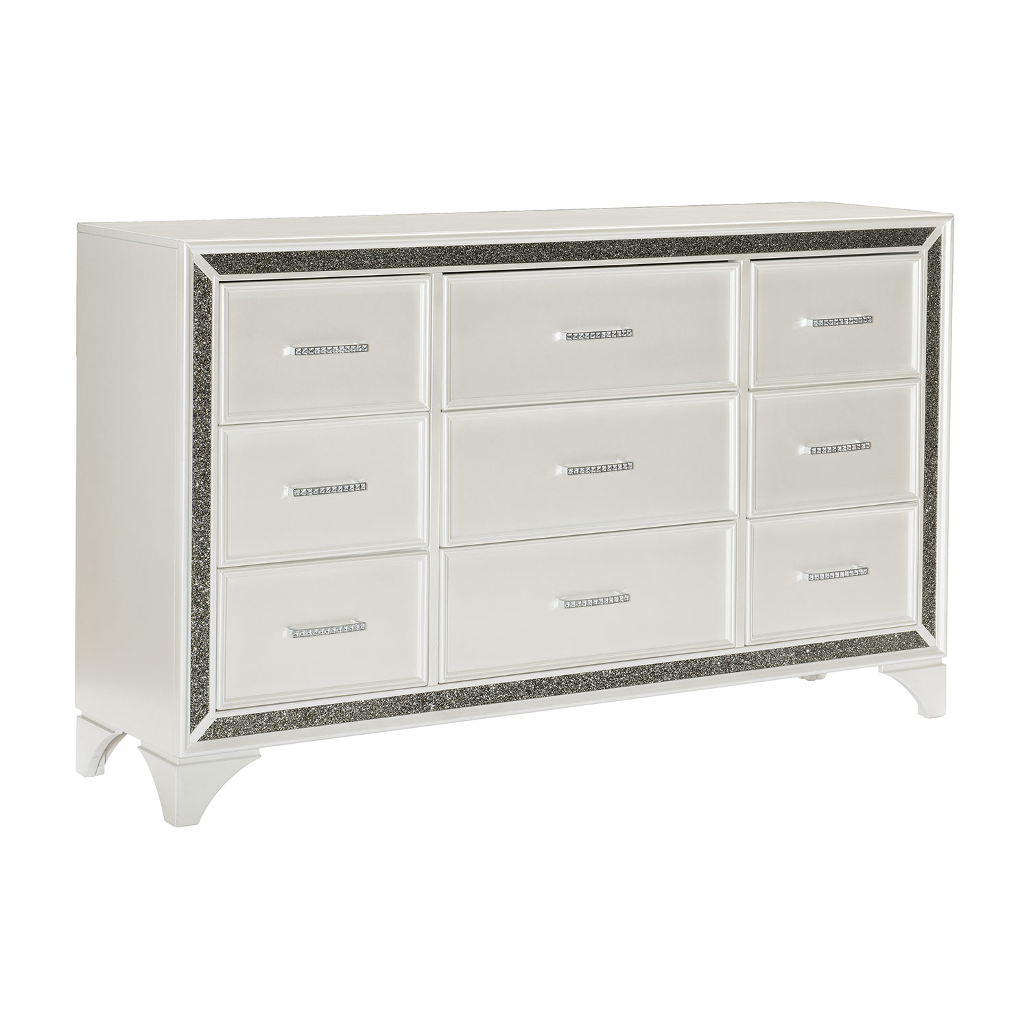Homelegance Salon Dresser - White Pearlescent
