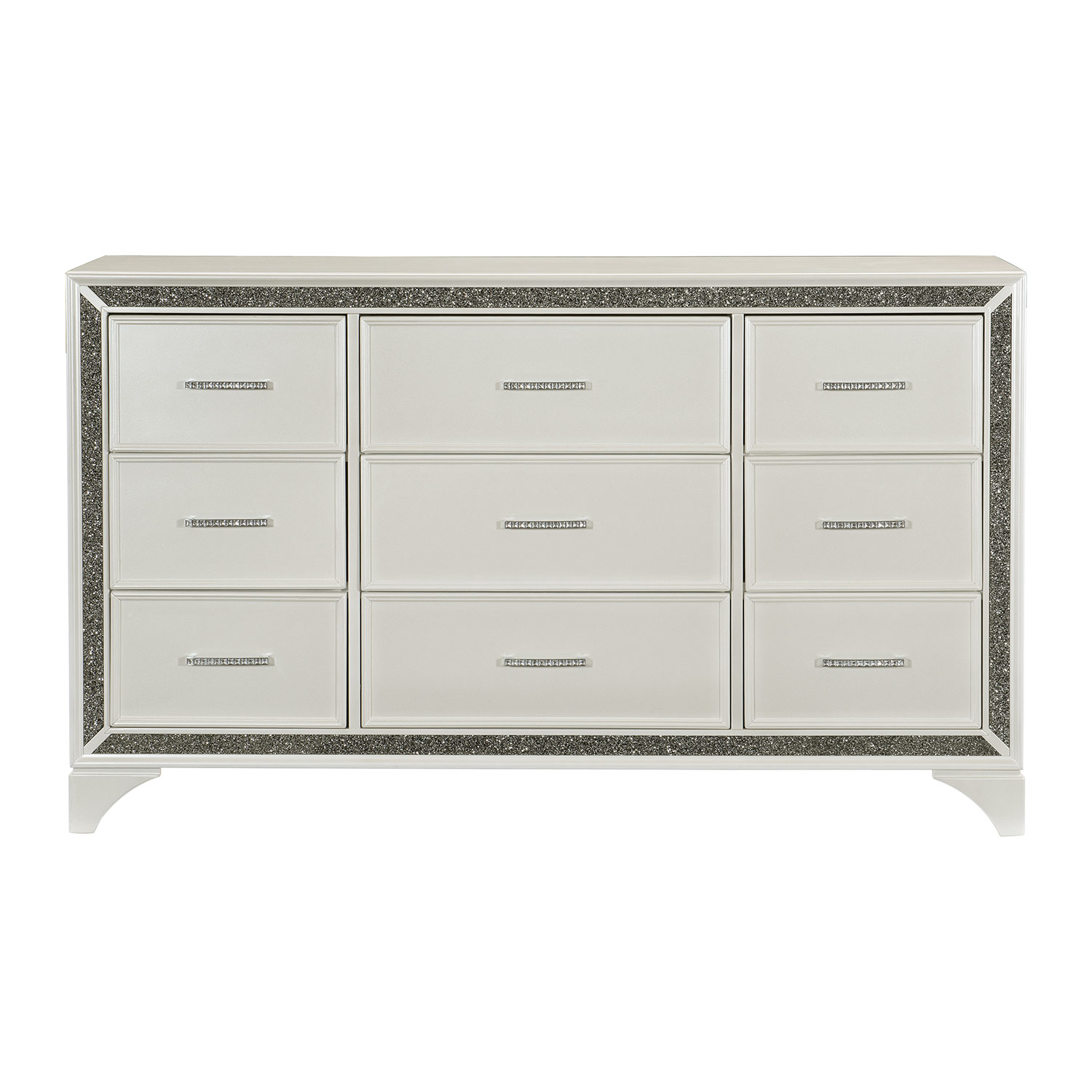 Homelegance Salon Dresser - White Pearlescent