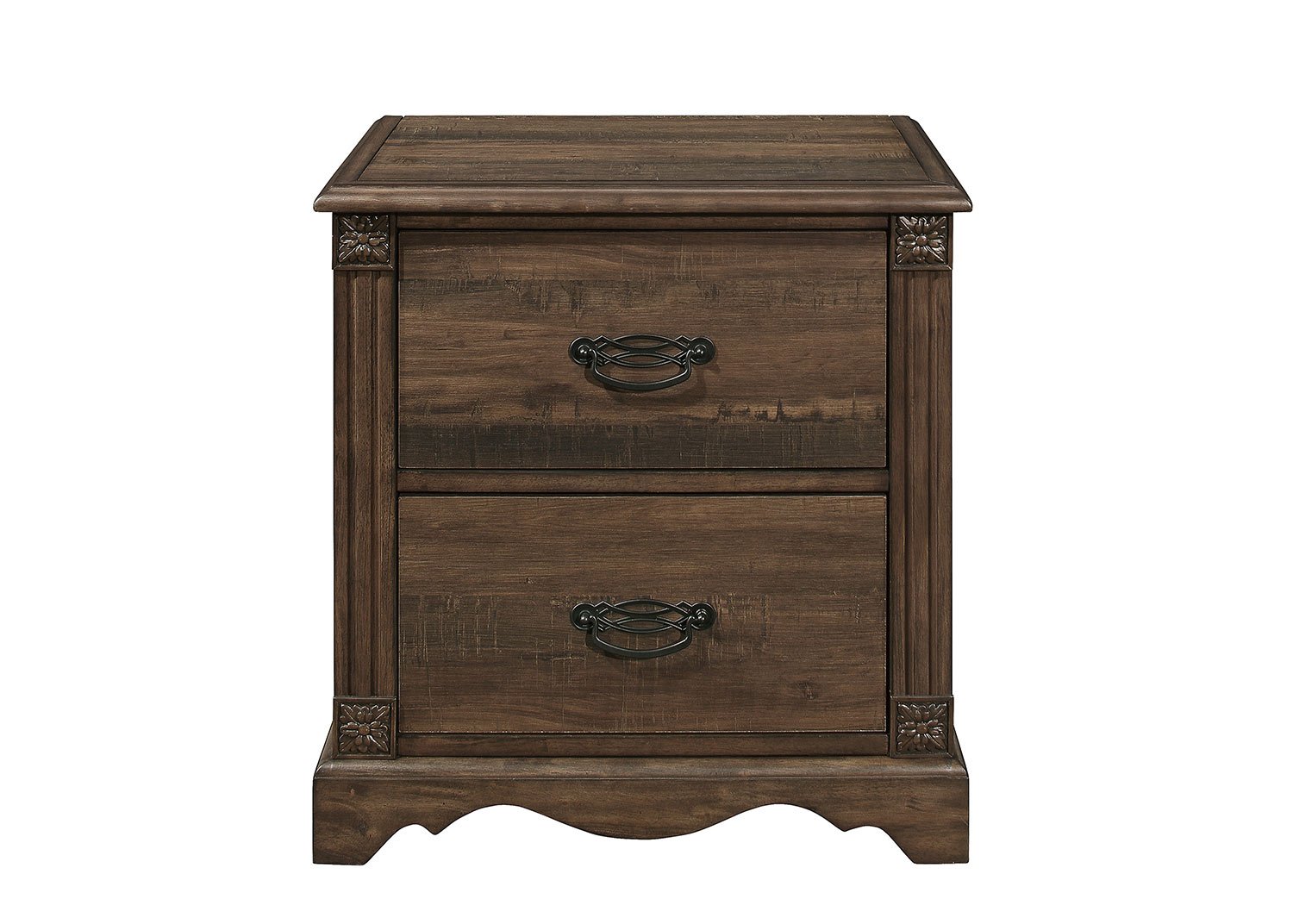 Homelegance Beaver Creek Night Stand - Rustic Brown Homelegance Beaver Creek Night Stand - Rustic Brown