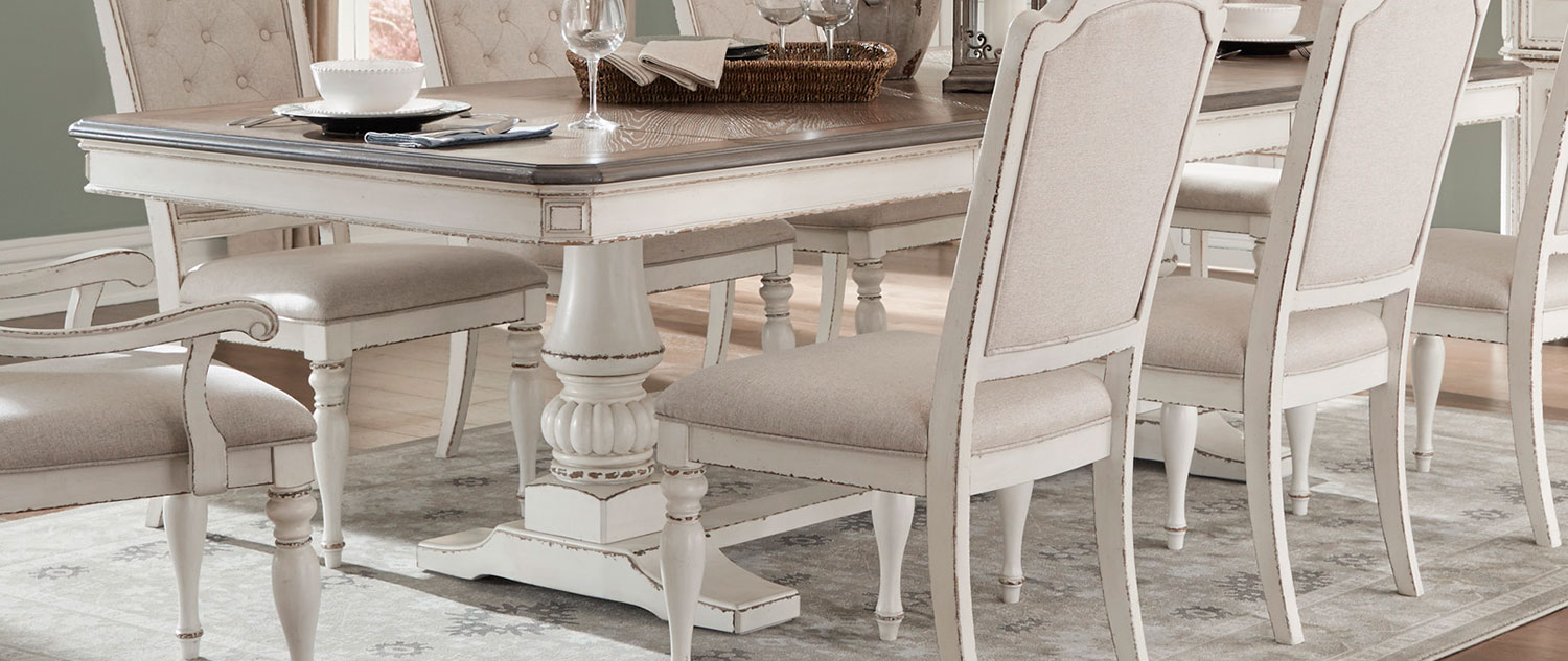 Homelegance Willowick Dining Table - Antique White