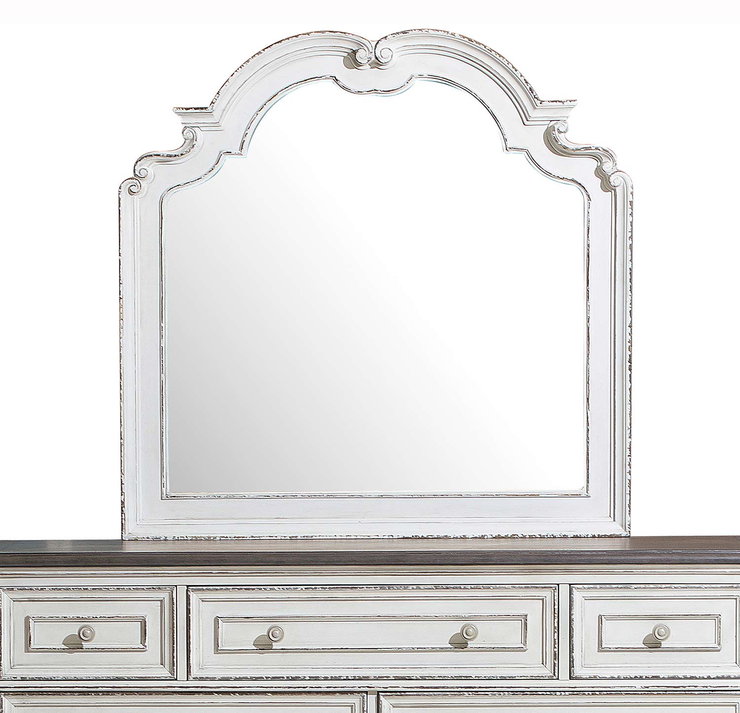 Homelegance Willowick Mirror - Antique White