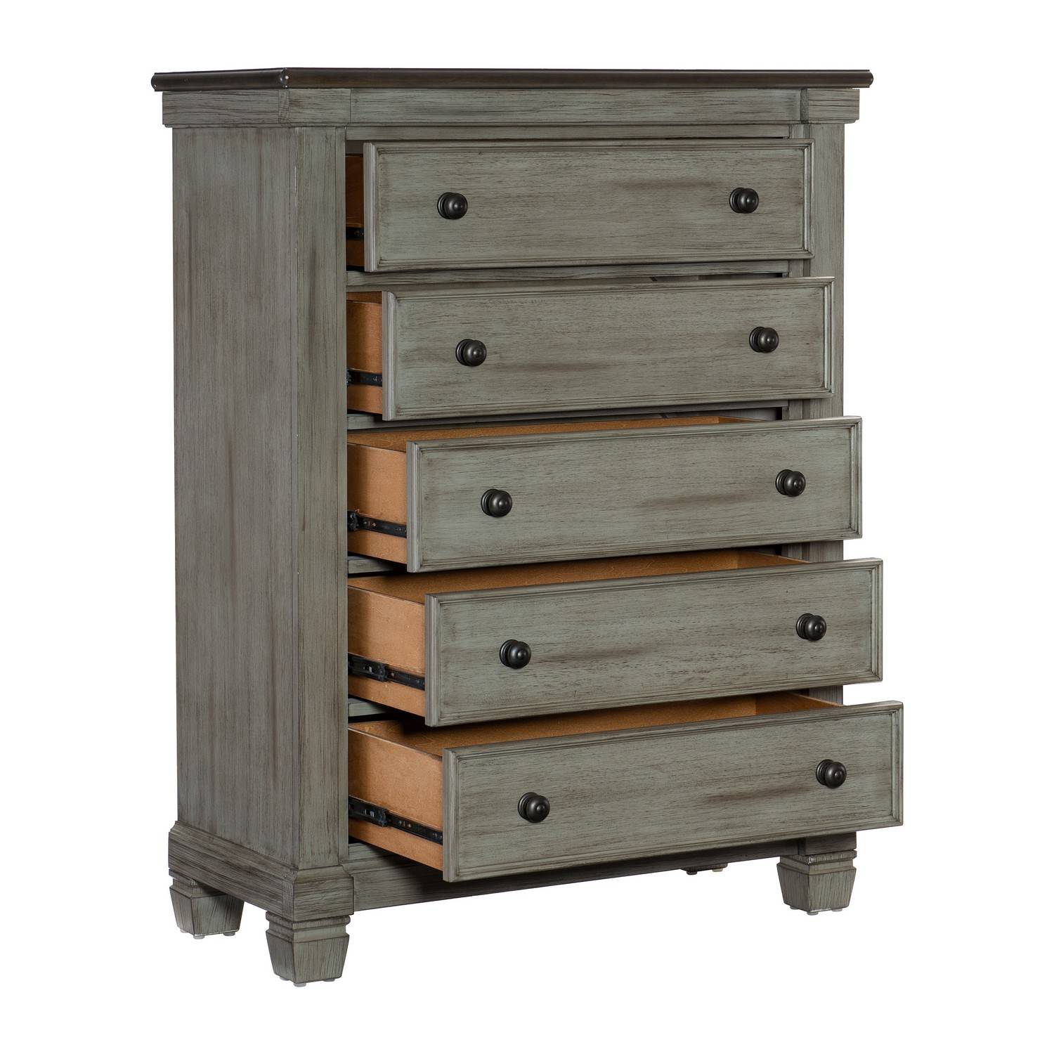 Homelegance Weaver Chest - Two-tone : Antique Gray And Coffee