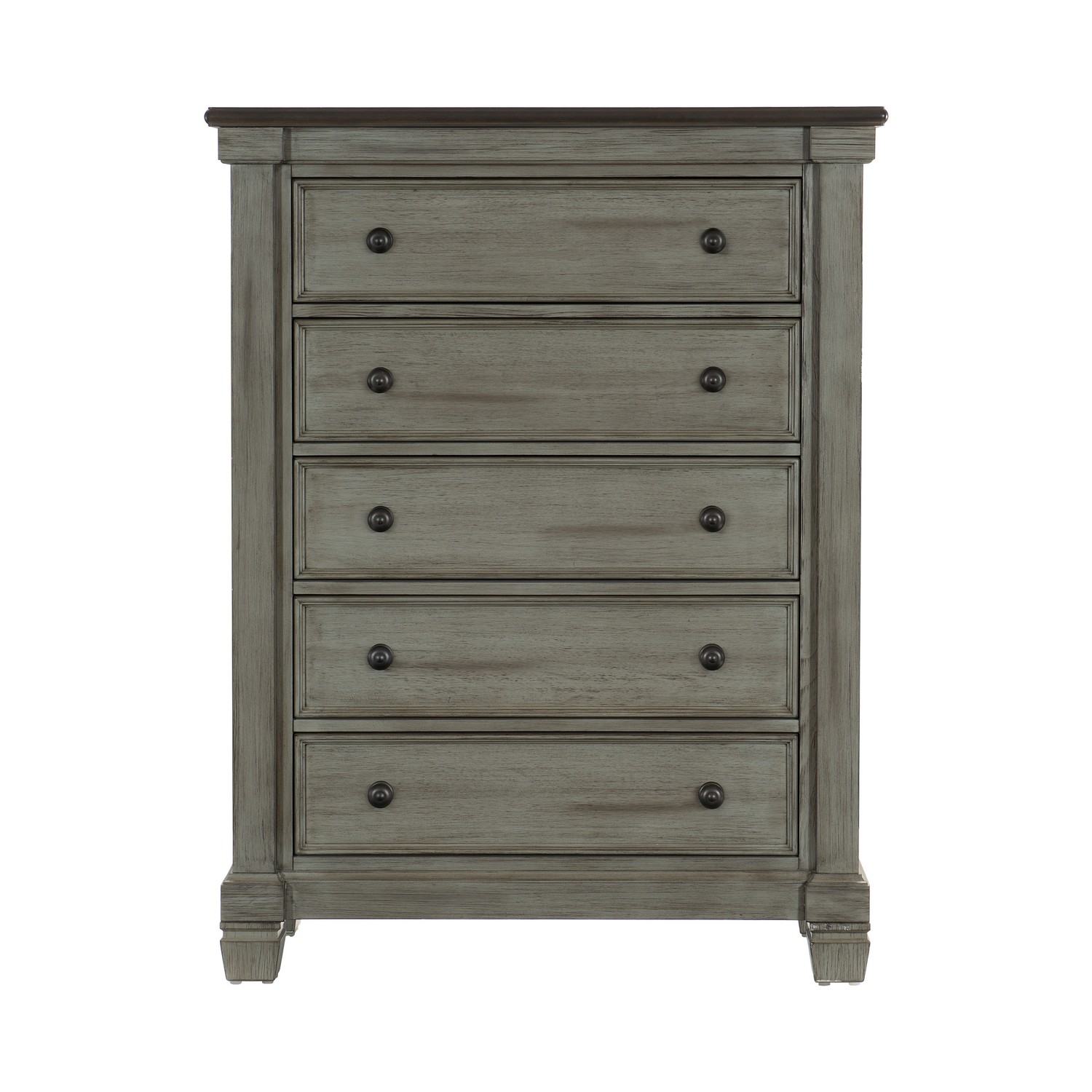 Homelegance Weaver Chest - Two-tone : Antique Gray And Coffee