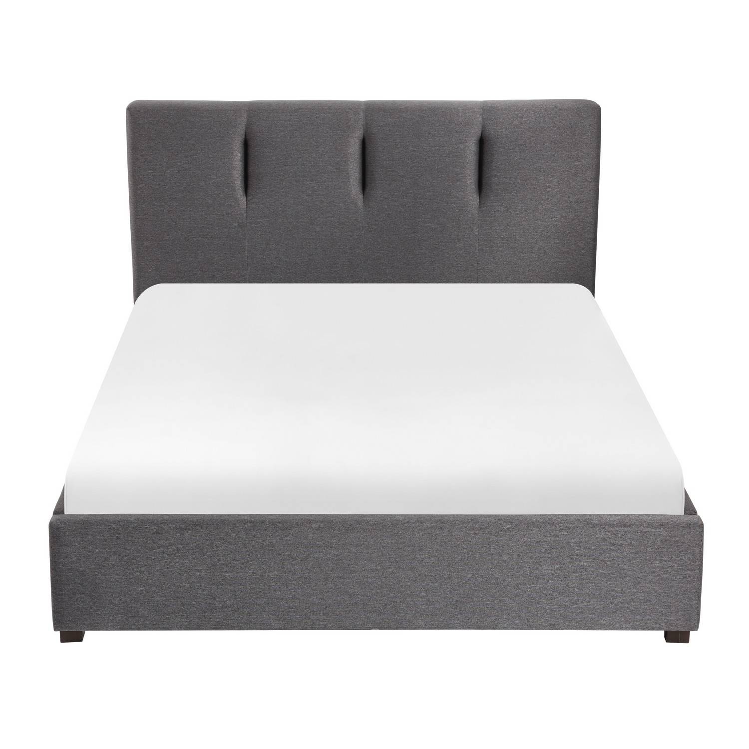 Homelegance Aitana Tufted Platform Bed - Graphite-hued
