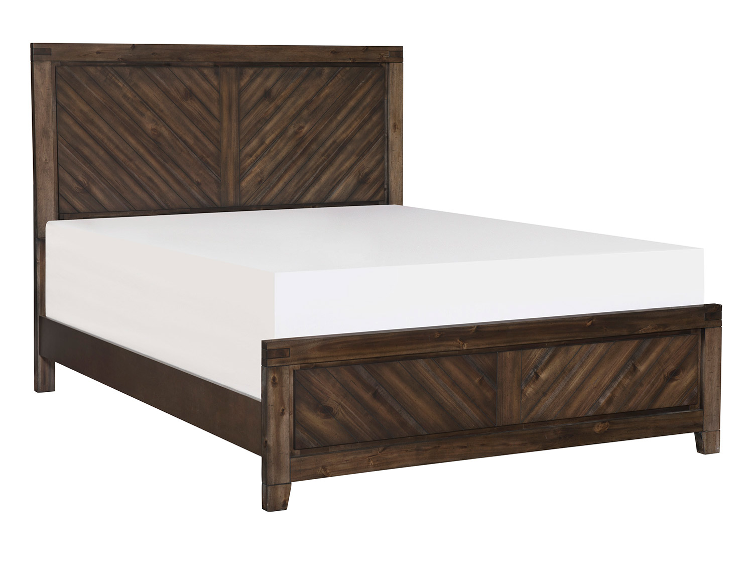 Homelegance Parnell Bed - Rustic Cherry