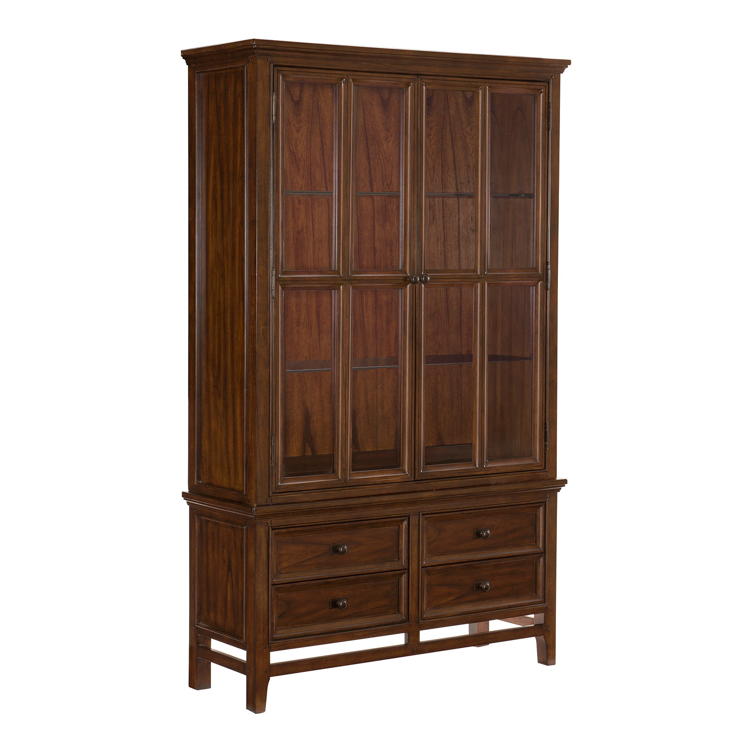 Homelegance Frazier China Cabinet - Brown Cherry