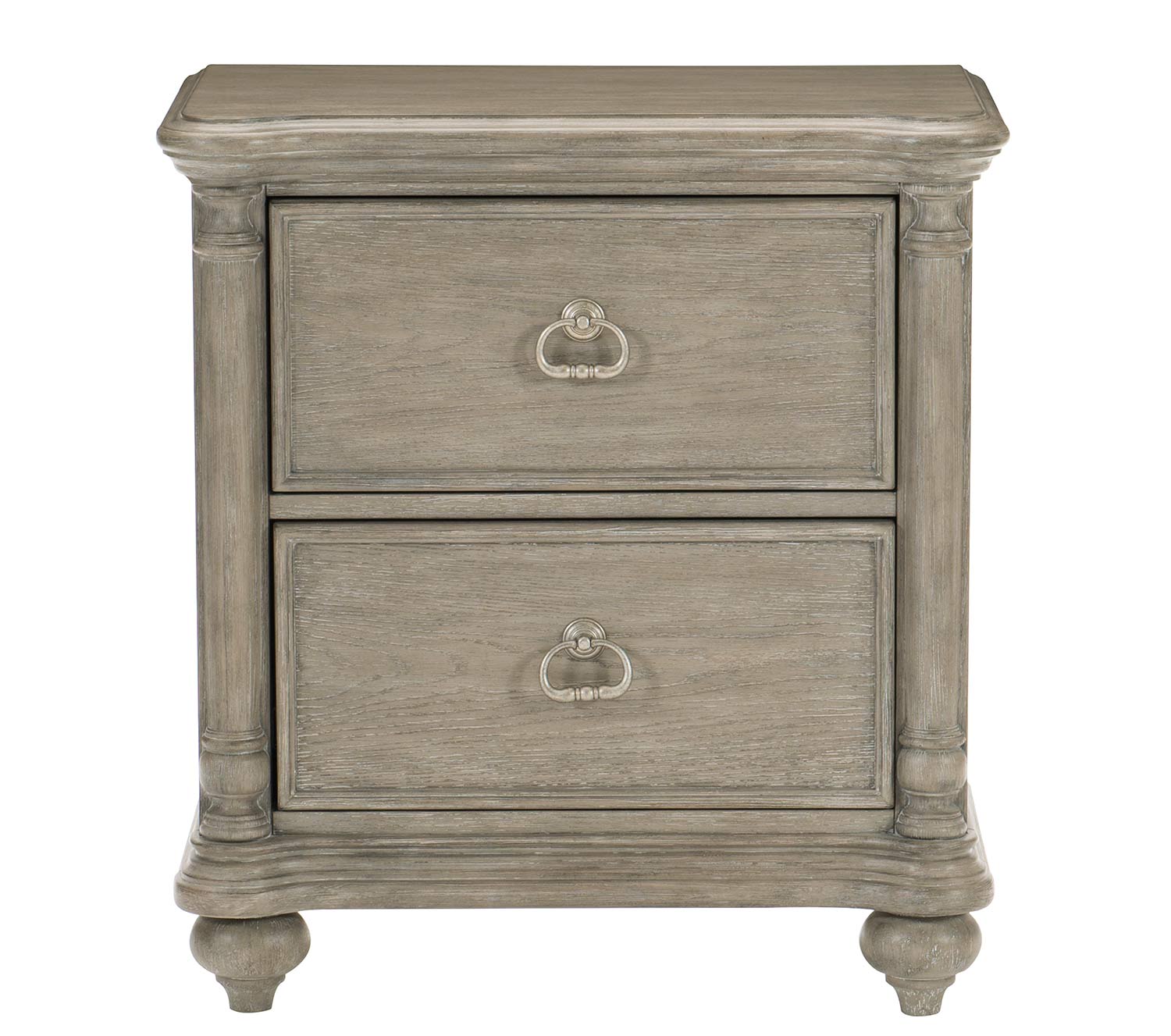 Homelegance Grayling Downs Night Stand - Driftwood Gray