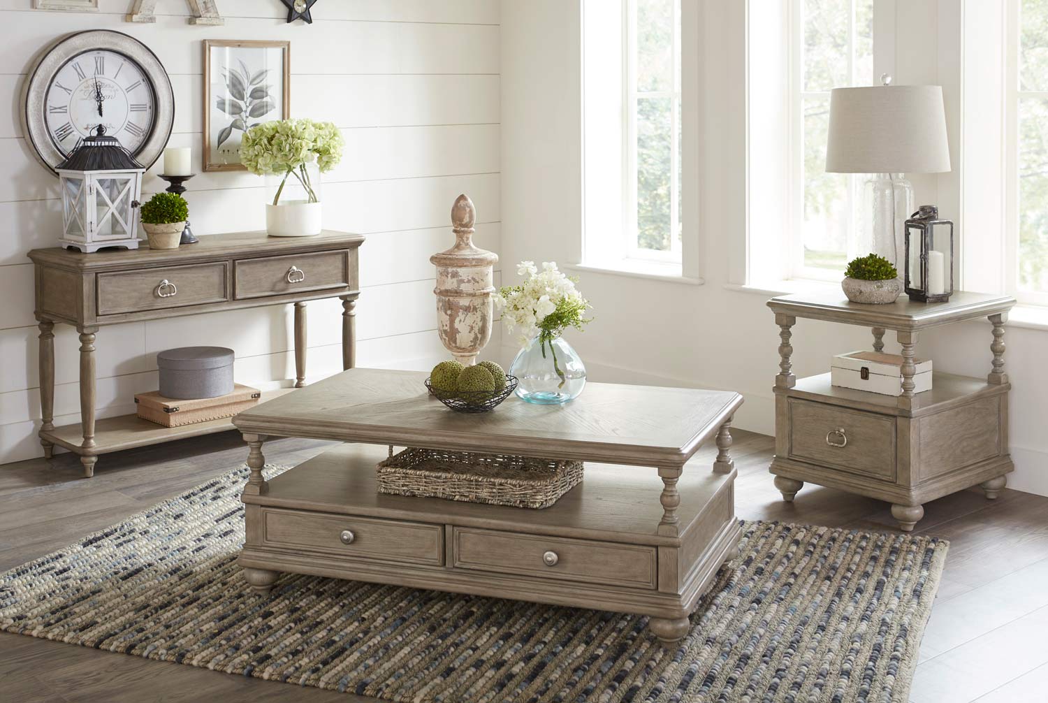 Homelegance Grayling Down Collection - Driftwood Gray Homelegance Grayling Down Collection - Driftwood Gray