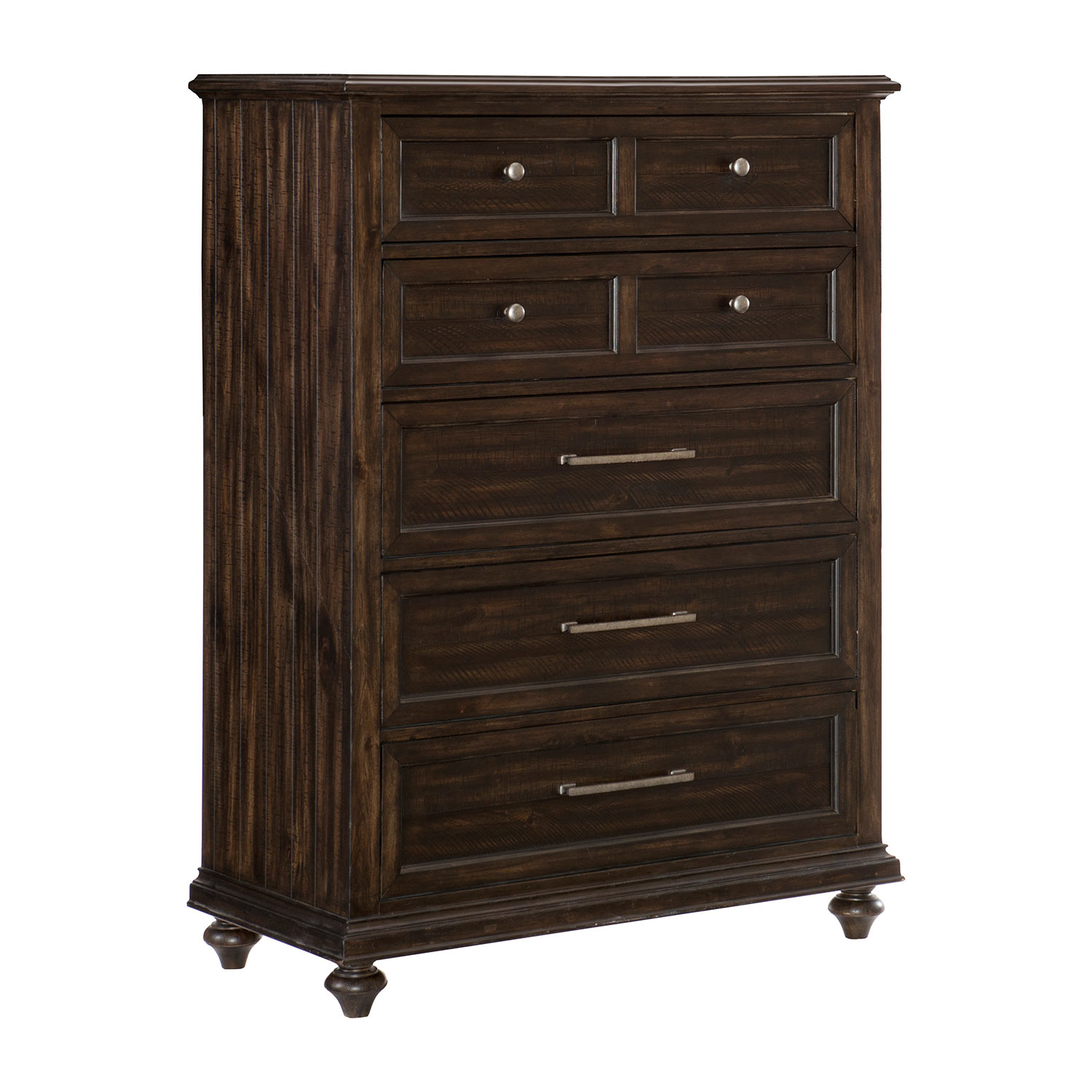 Homelegance Cardano Chest - Driftwood Charcoal over Acacia Solids and Veneers