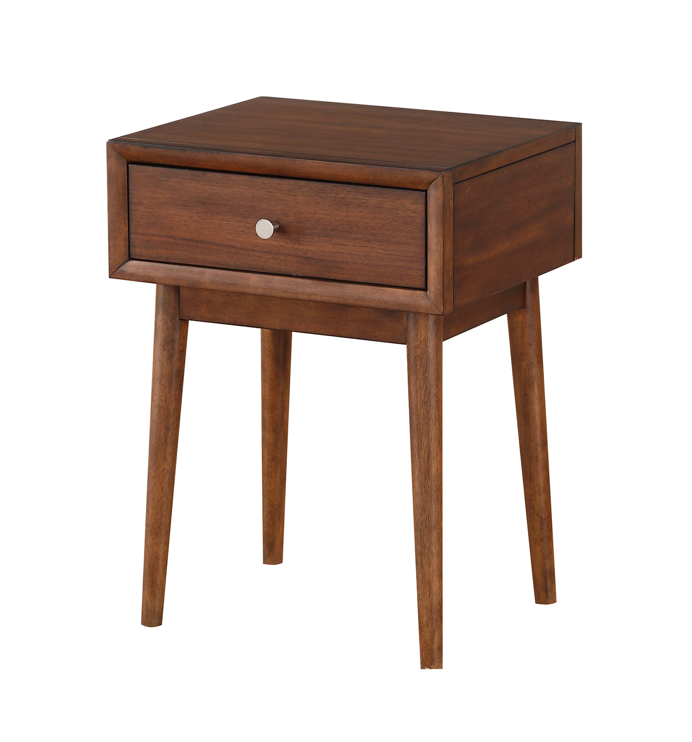 Homelegance Frolic End Table with Functional Drawer - Brown