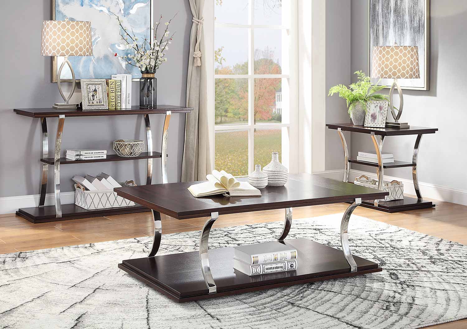 Homelegance Bevan Collection - Dark Cherry Homelegance Bevan Collection - Dark Cherry