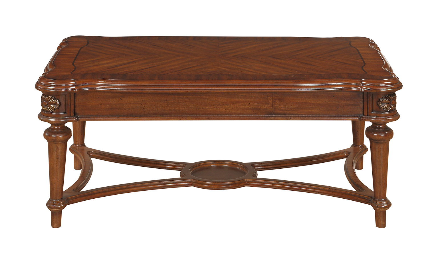 Homelegance Barbary Cocktail/Coffee Table - Cherry