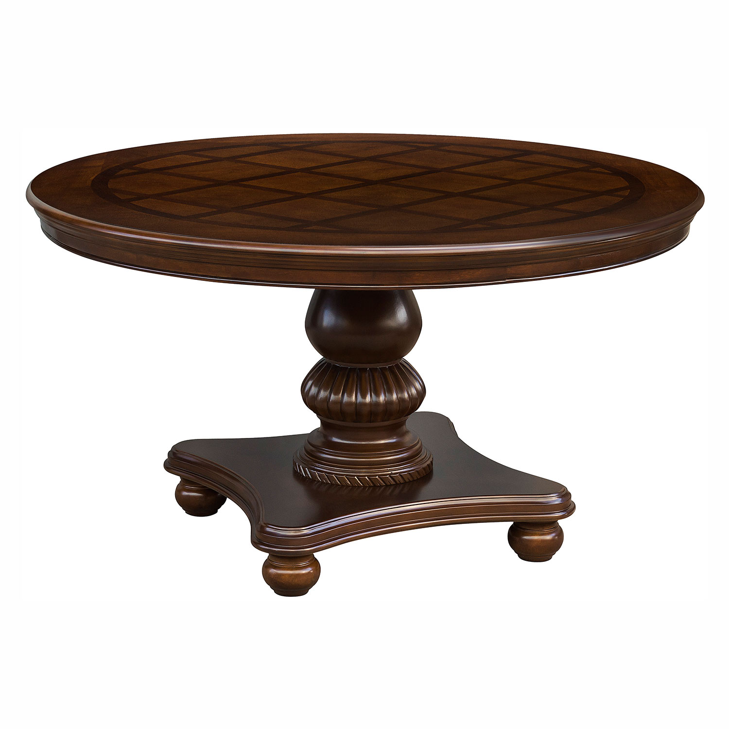 Homelegance Lordsburg Round Dining Table - Brown Cherry