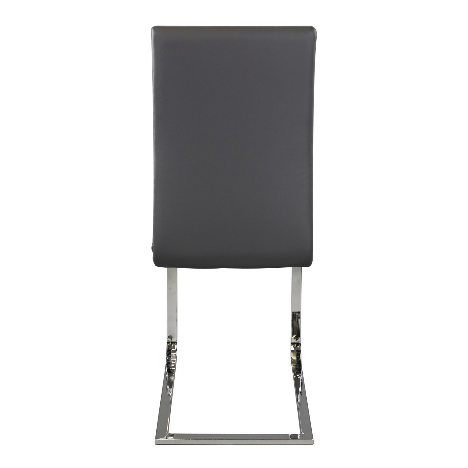 Homelegance Yannis Side Chair - High Gloss White/Chrome