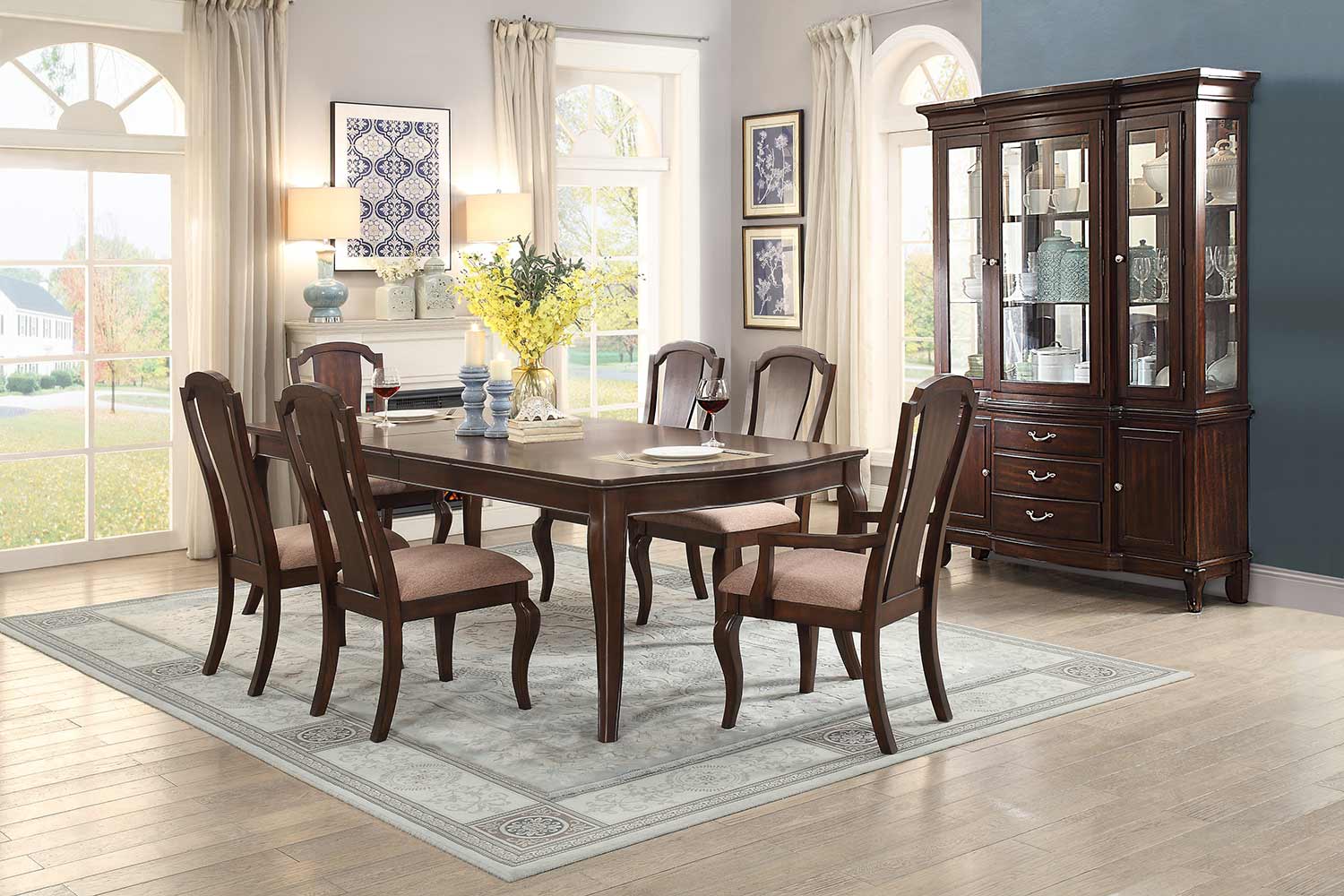 Homelegance Coleraine Dining Set - Cherry Homelegance Coleraine Dining Set - Cherry