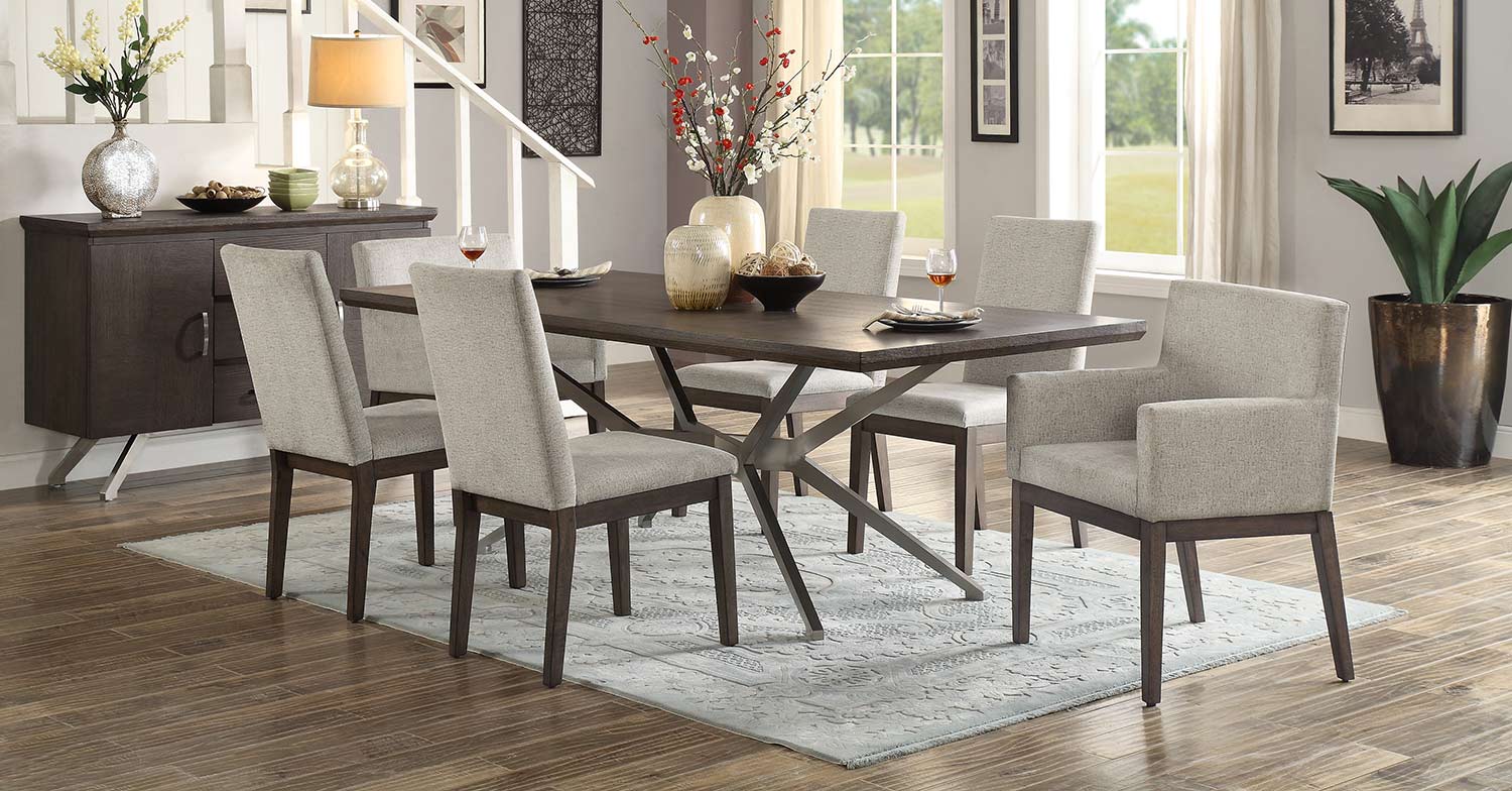 Homelegance Ibiza Dining Set - Light Oak Homelegance Ibiza Dining Set - Light Oak