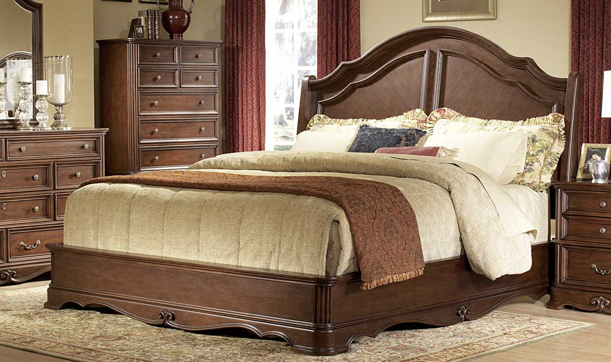 Homelegance Stanfordson Sleigh Bed 558sl 1 Homelegance Elegancefurnituredirect Com