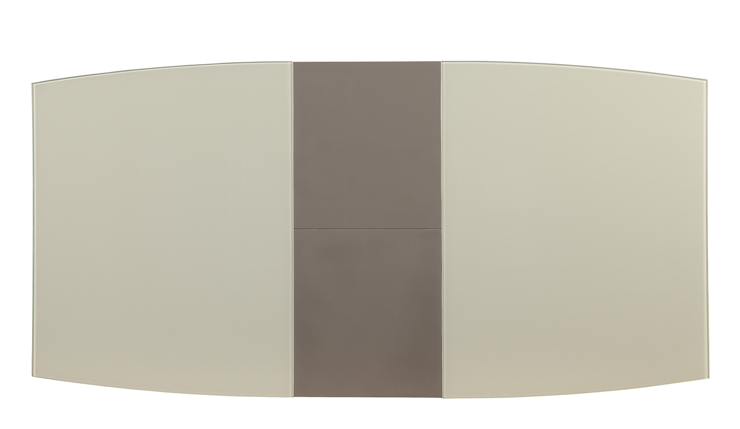 Homelegance Glissand Dining Table - Glossy - Grey-Taupe Bi-Cast Vinyl