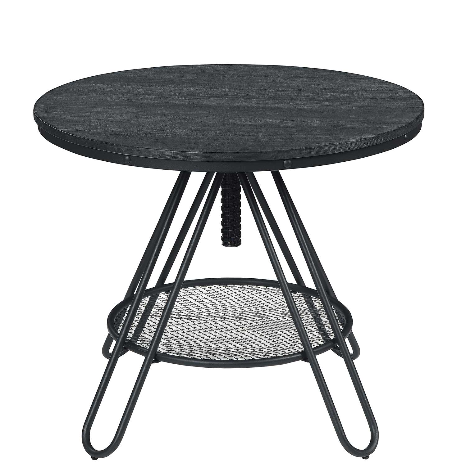 Homelegance Cirrus Adjustable Round Dining Table - Weathered Gray