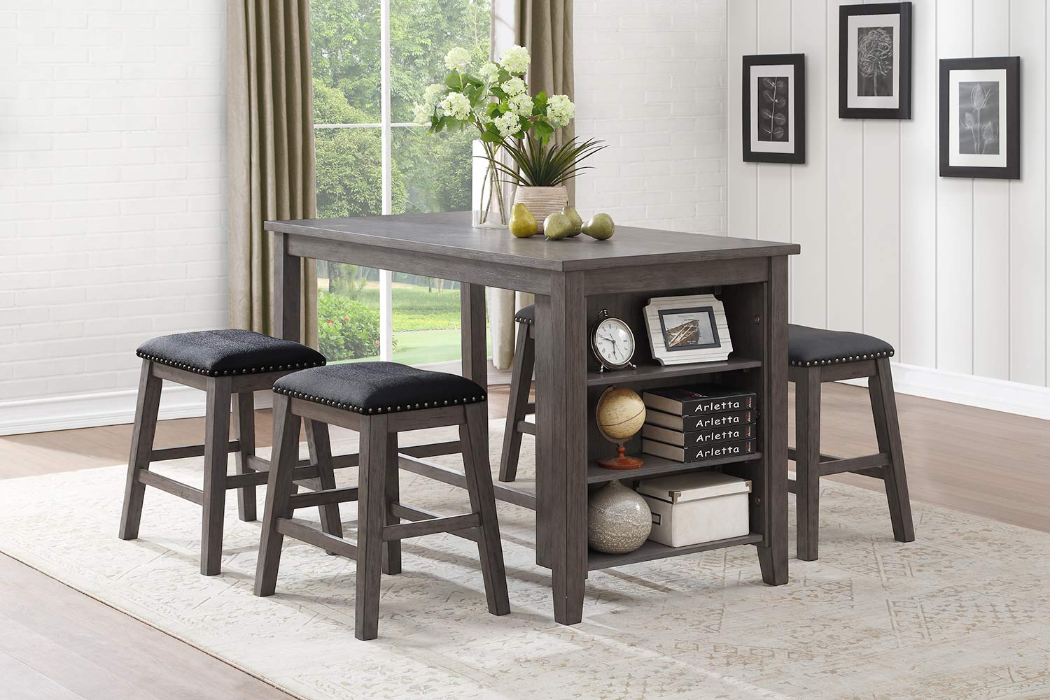 Homelegance Timbre Dining Set - Gray