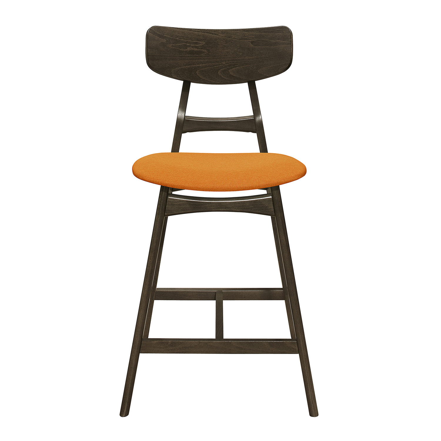 Homelegance Tannar Counter Height Chair - Orange
