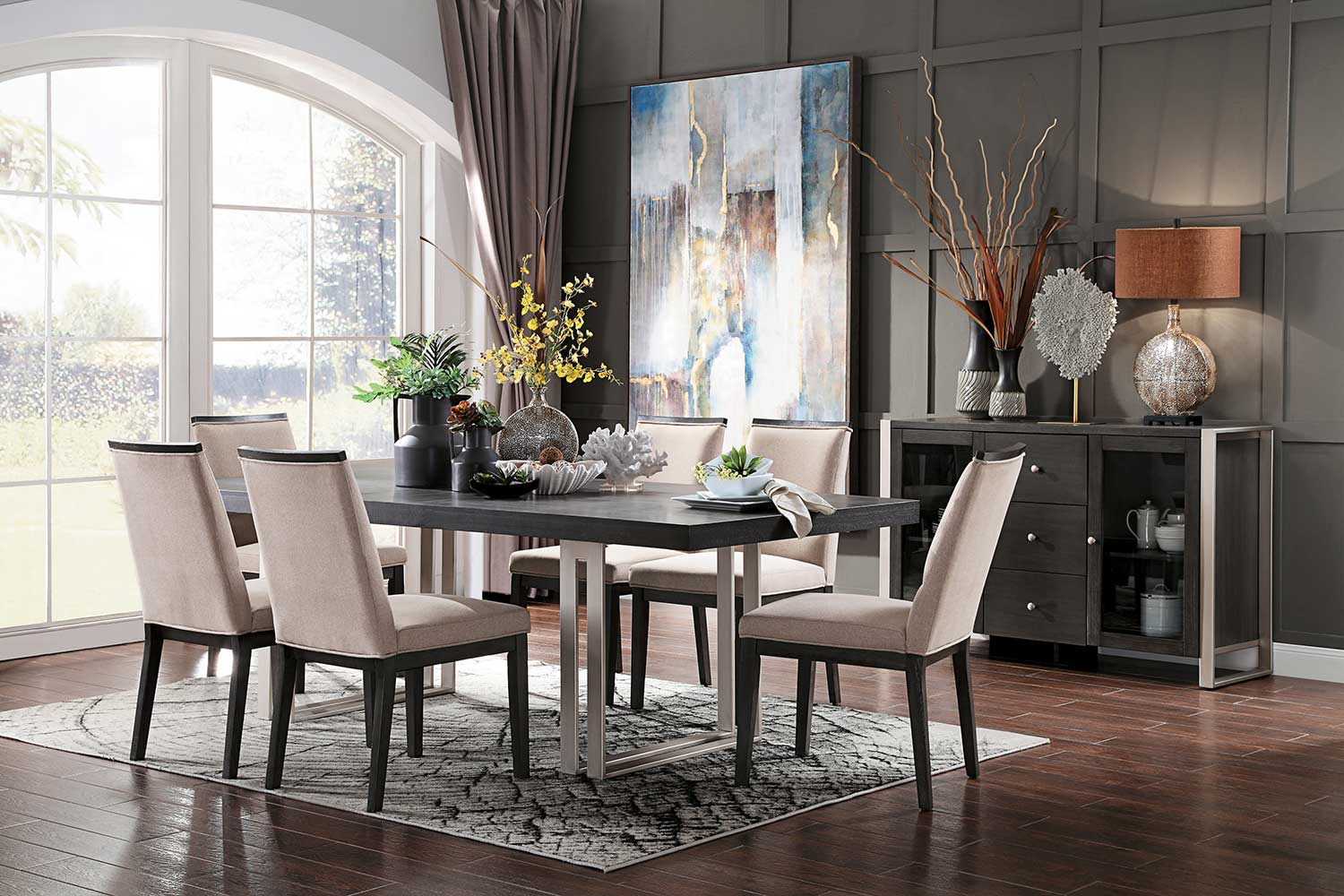 Homelegance Standish Dining Set - Gray Homelegance Standish Dining Set - Gray