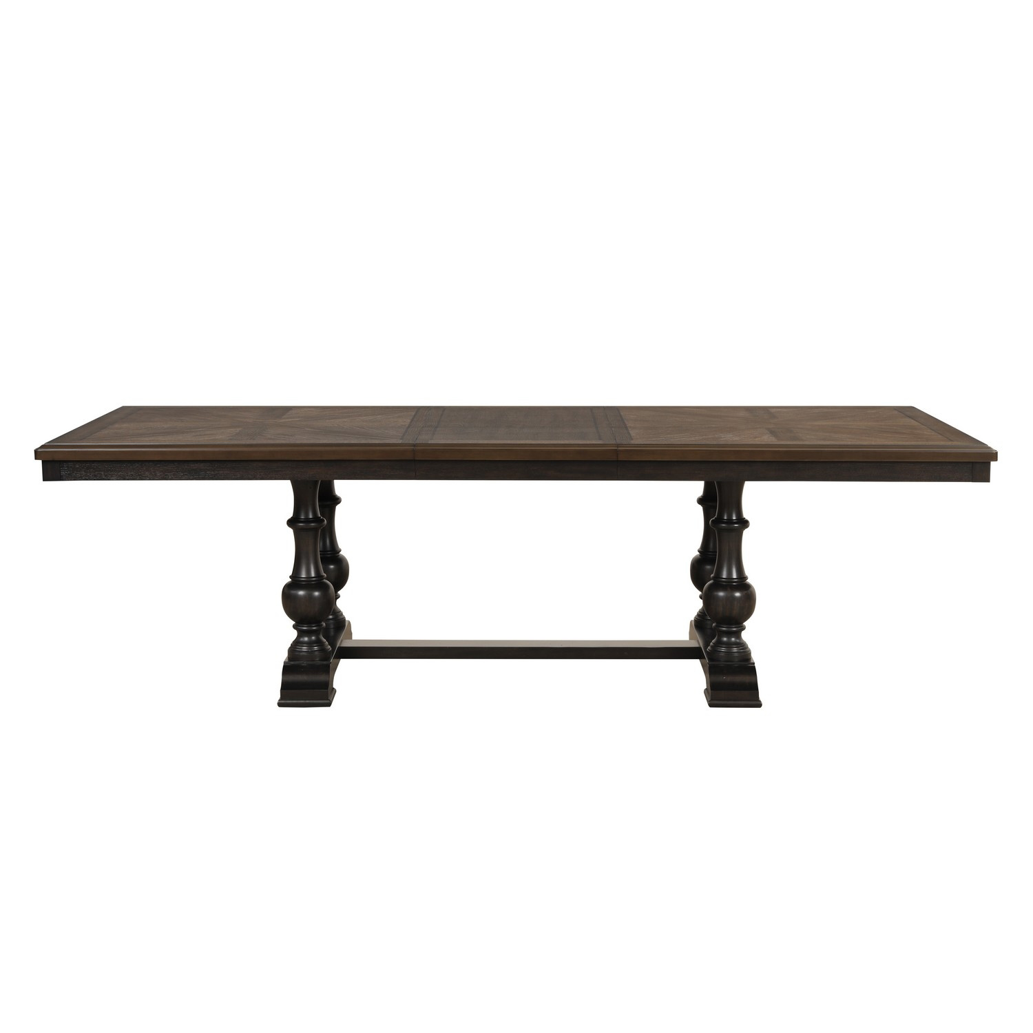 Homelegance Stonington Dining Table - Brown/Charcoal