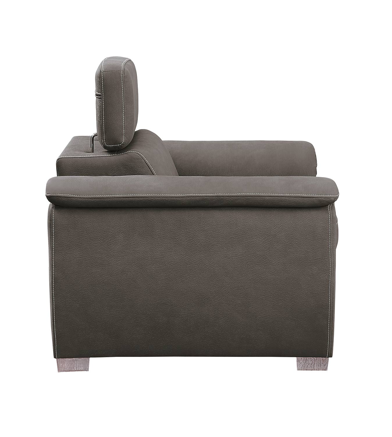 Homelegance Ferriday Chair with Pull-out Ottoman - Taupe