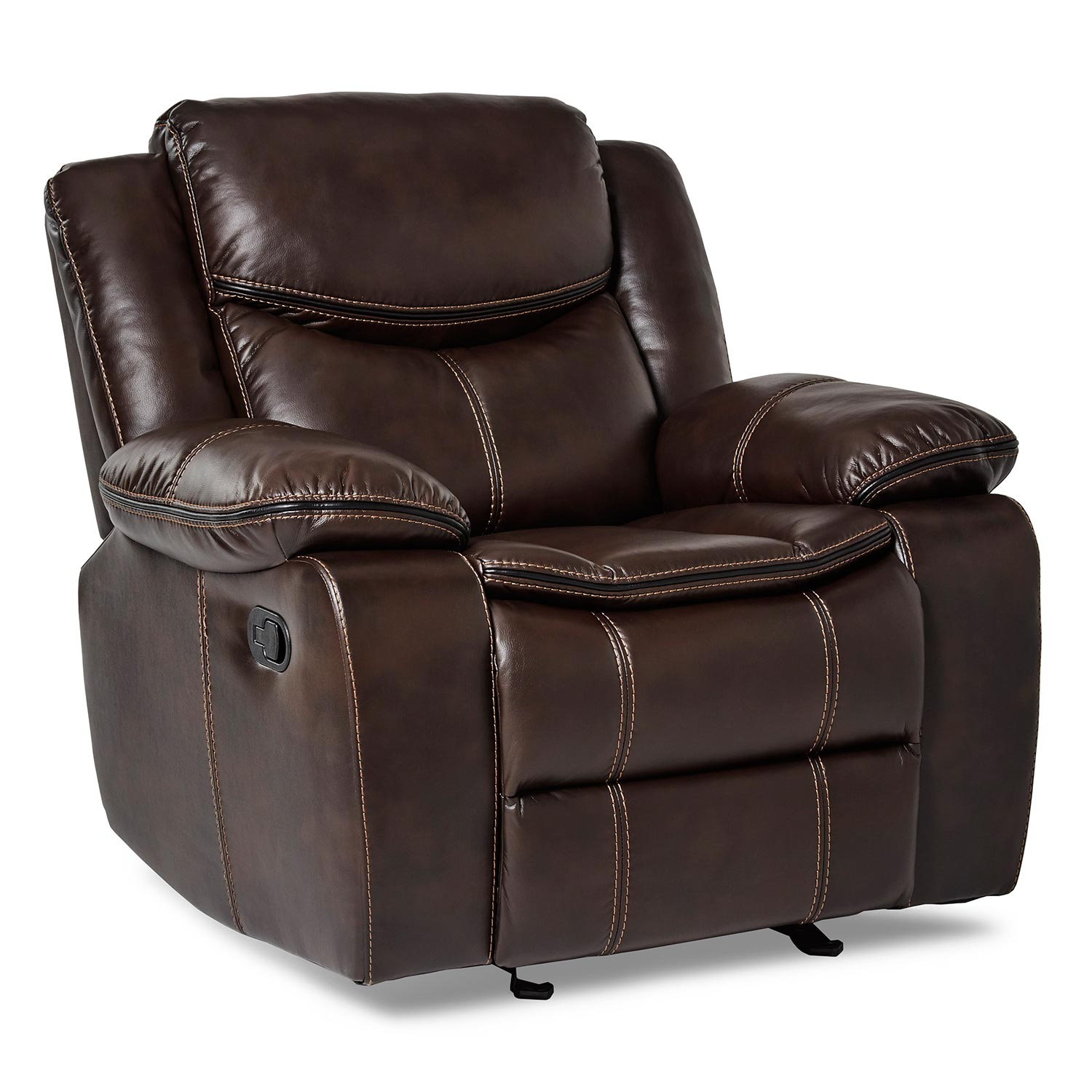 Homelegance Bastrop Glider Reclining Chair - Dark Brown