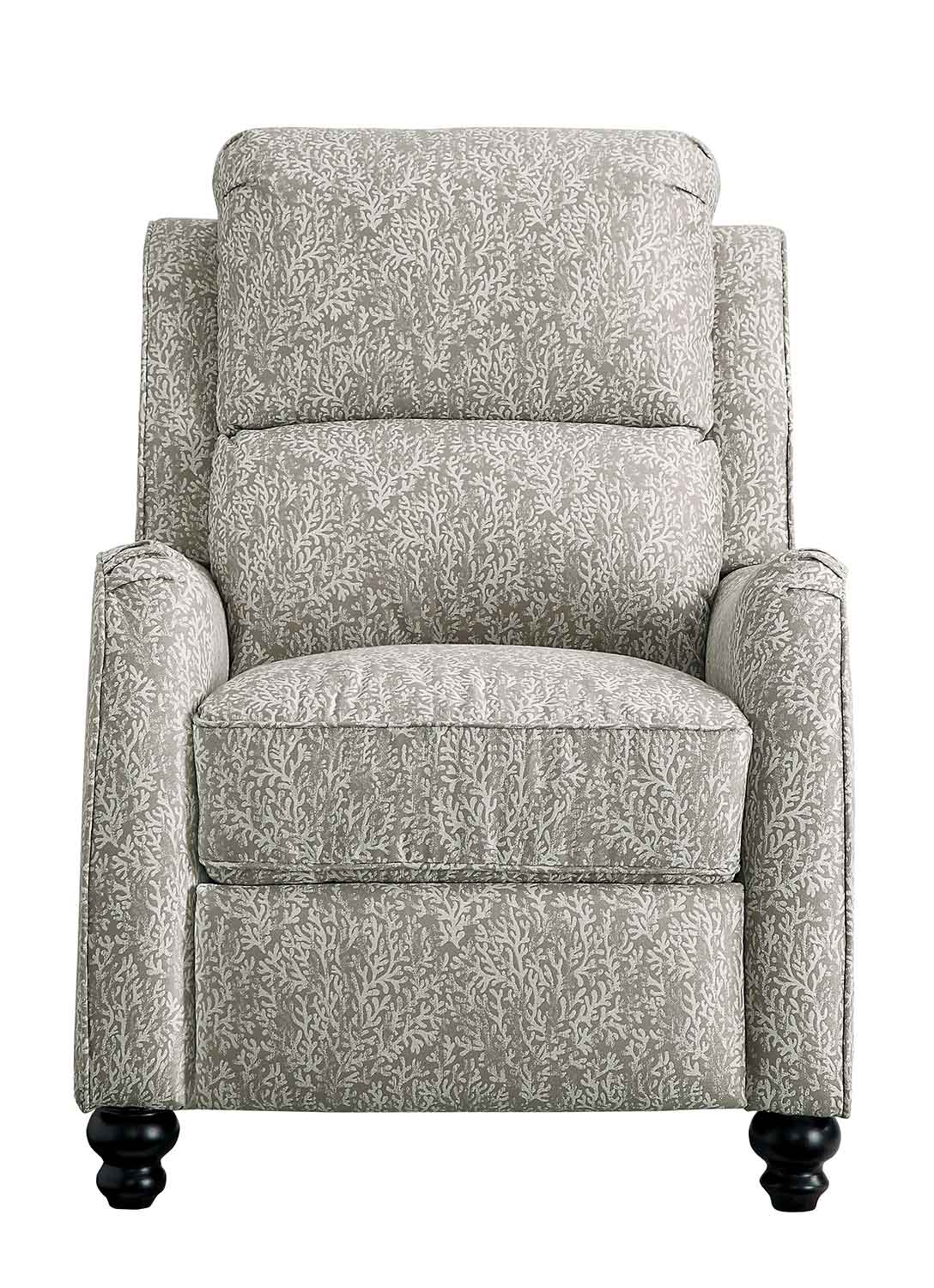 Homelegance Howth Push Back Reclining Chair - Brown/Beige Homelegance Howth Push Back Reclining Chair - Brown/Beige