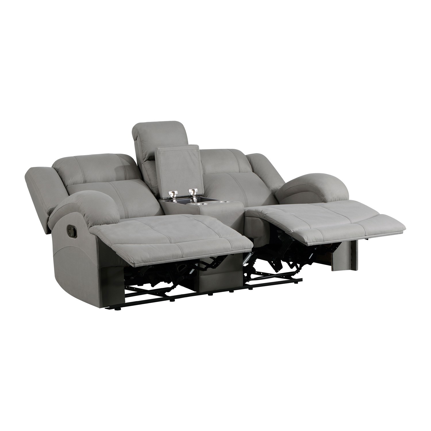 Homelegance Camryn Double Reclining Love Seat - Gray