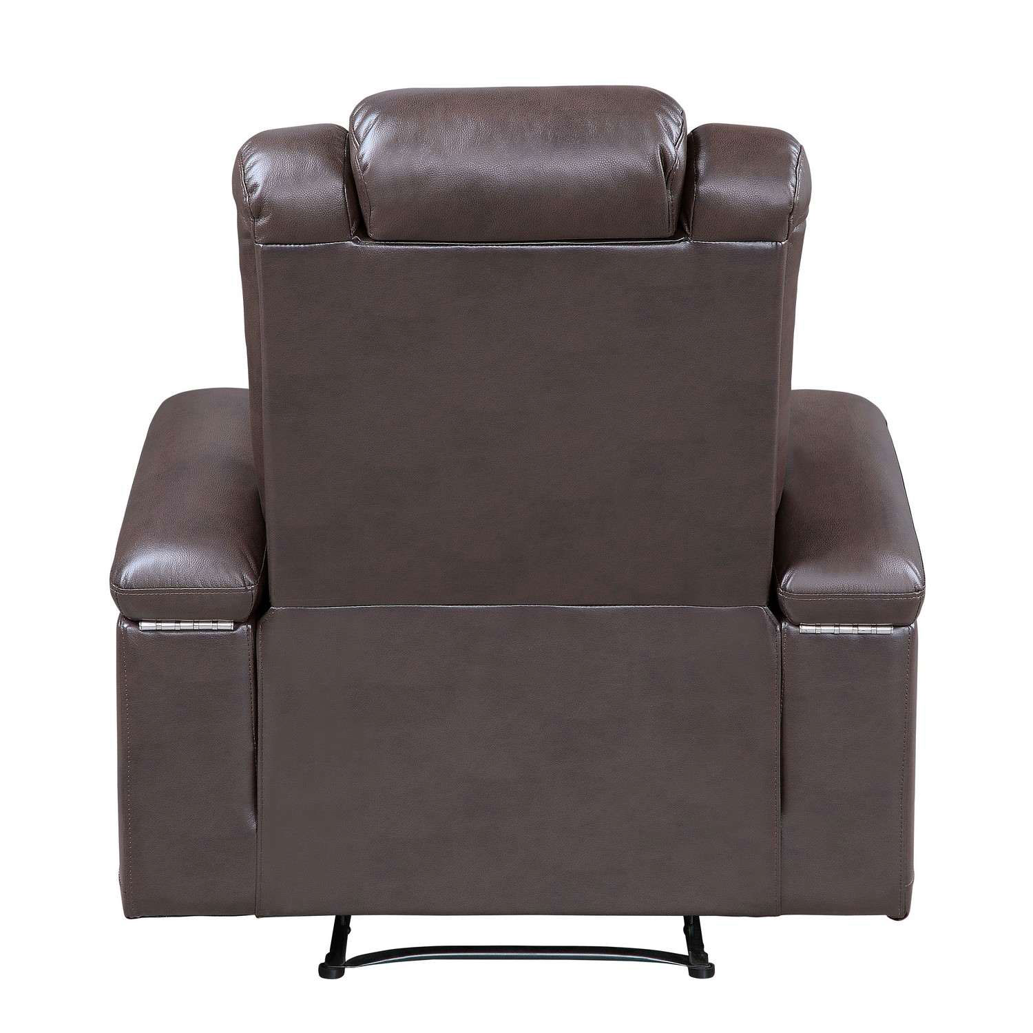 Homelegance Caelan Power Reclining Chair - Dark brown
