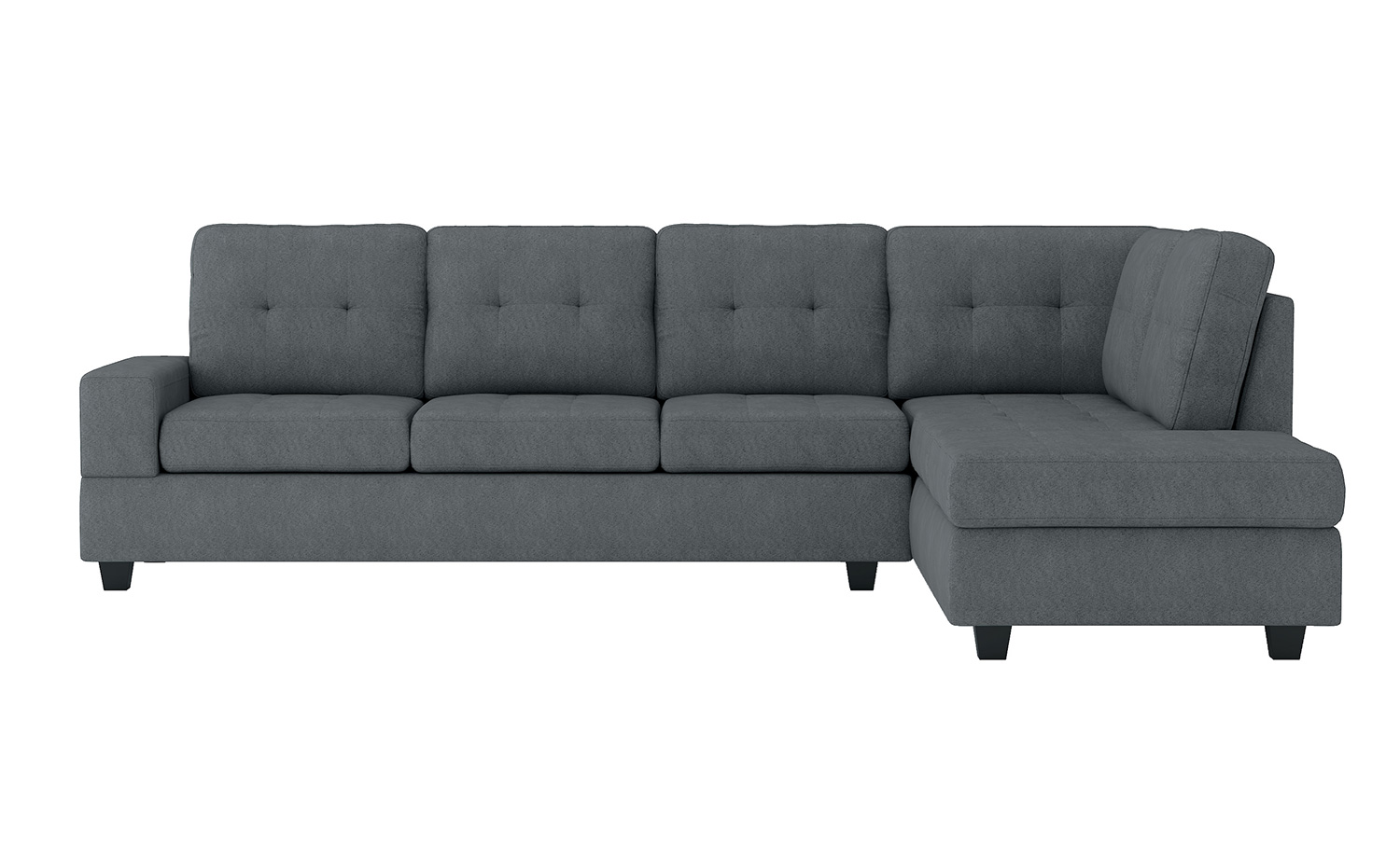 Homelegance Maston Sectional Sofa Set - Dark gray