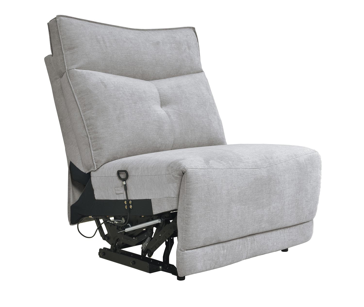 Homelegance Tesoro Armless Reclining Chair - Mist Gray
