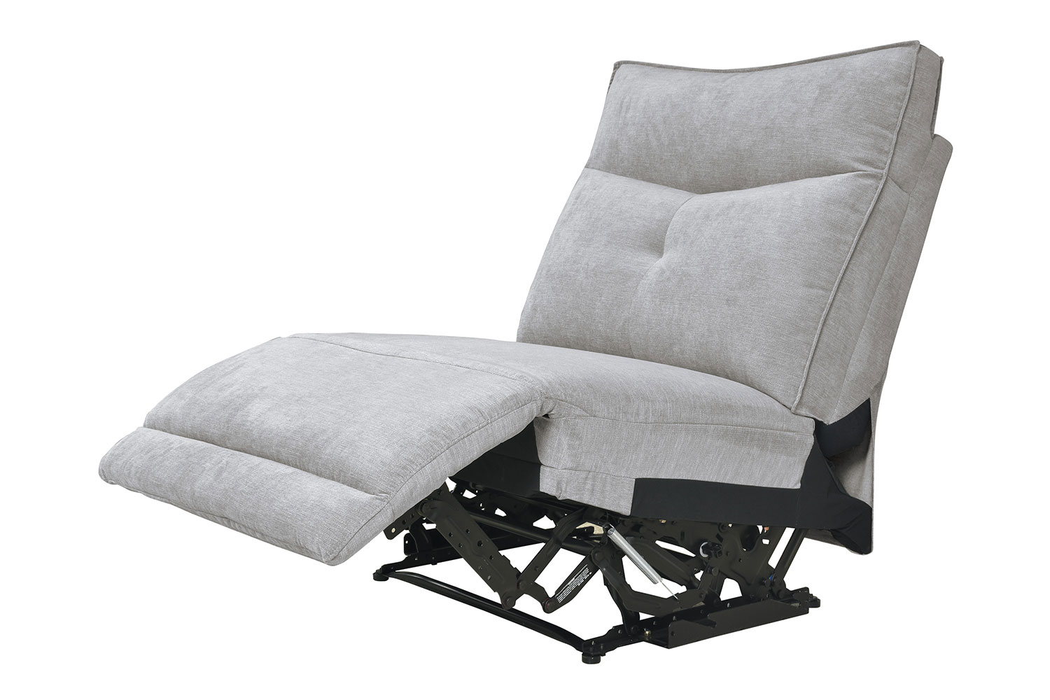 Homelegance Tesoro Armless Reclining Chair - Mist Gray