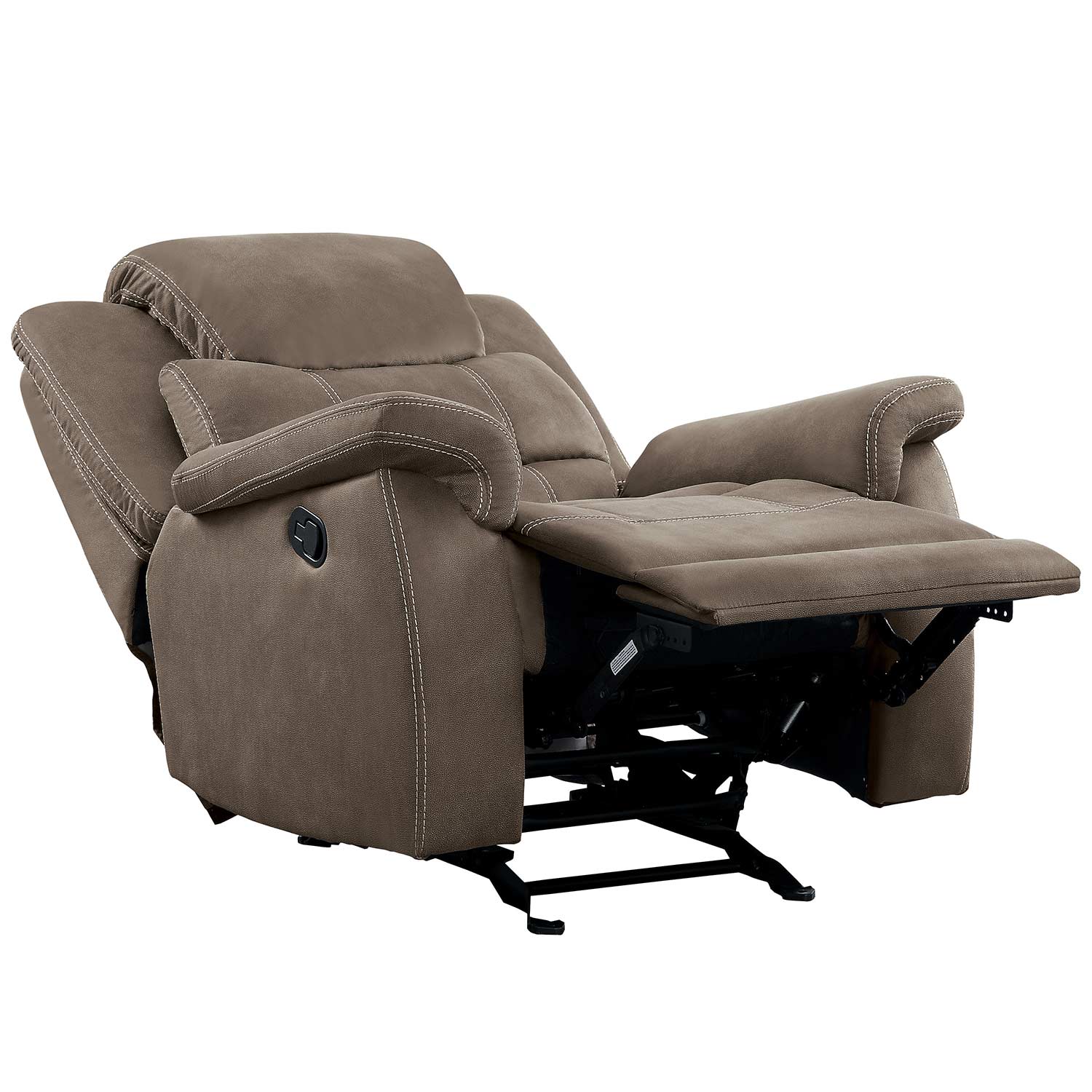 Homelegance Shola Power Reclining Chair with Power Headrest - Brown