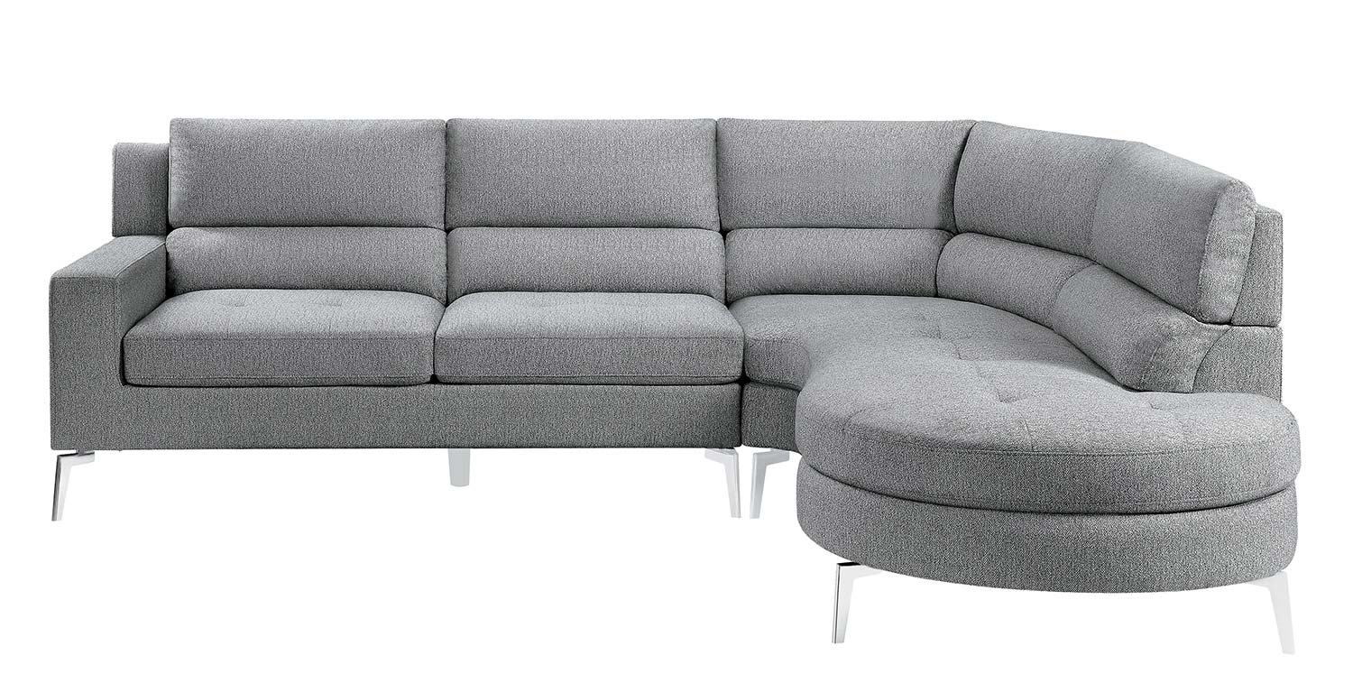 Exactly winner Mandated Homelegance Bonita Sectional Sofa Set - Gray 9879GY-SOFA SET | Homelegance  EleganceFurnitureDirect.com