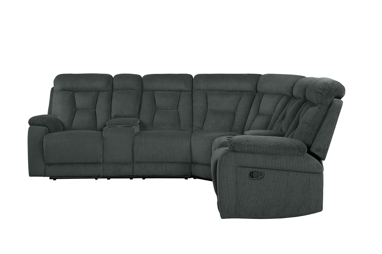 Homelegance Rosnay Reclining Sectional Sofa - Gray