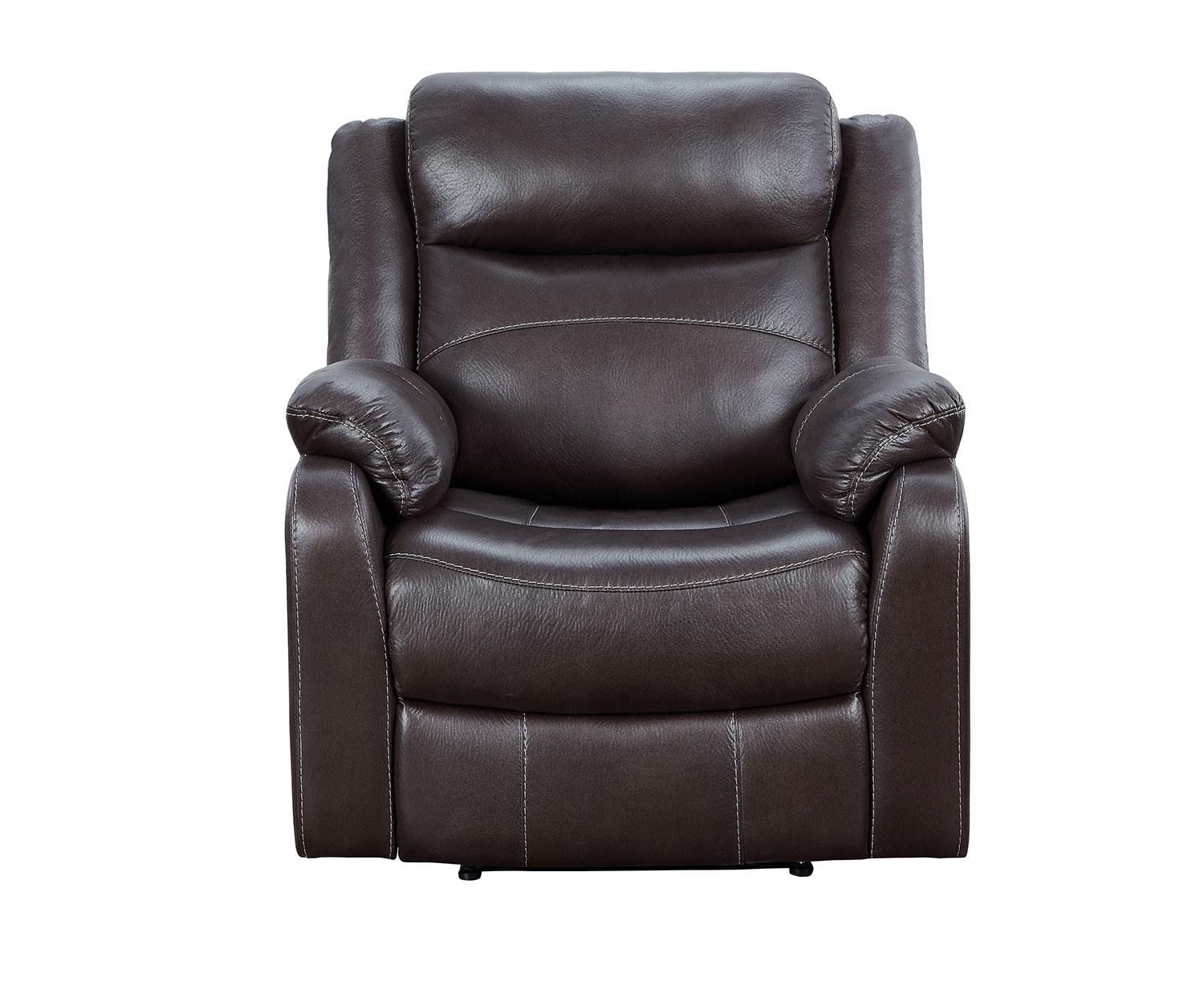 Homelegance Yerba Lay Flat Reclining Chair - Dark Brown