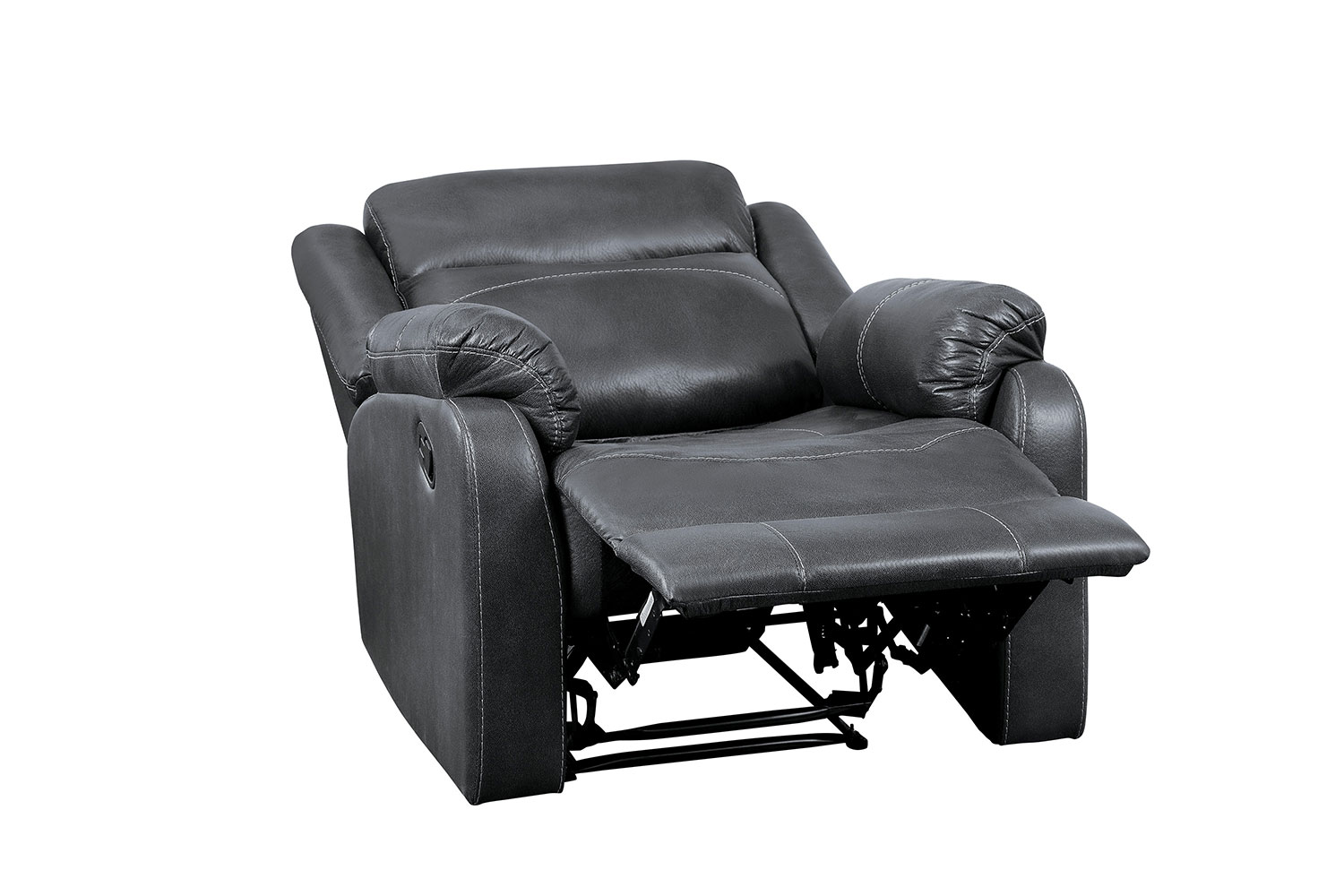 Homelegance Yerba Lay Flat Reclining Chair - Dark Gray