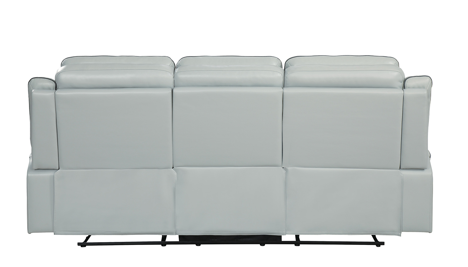 Homelegance Darwan Double Lay Flat Reclining Sofa - Light Gray