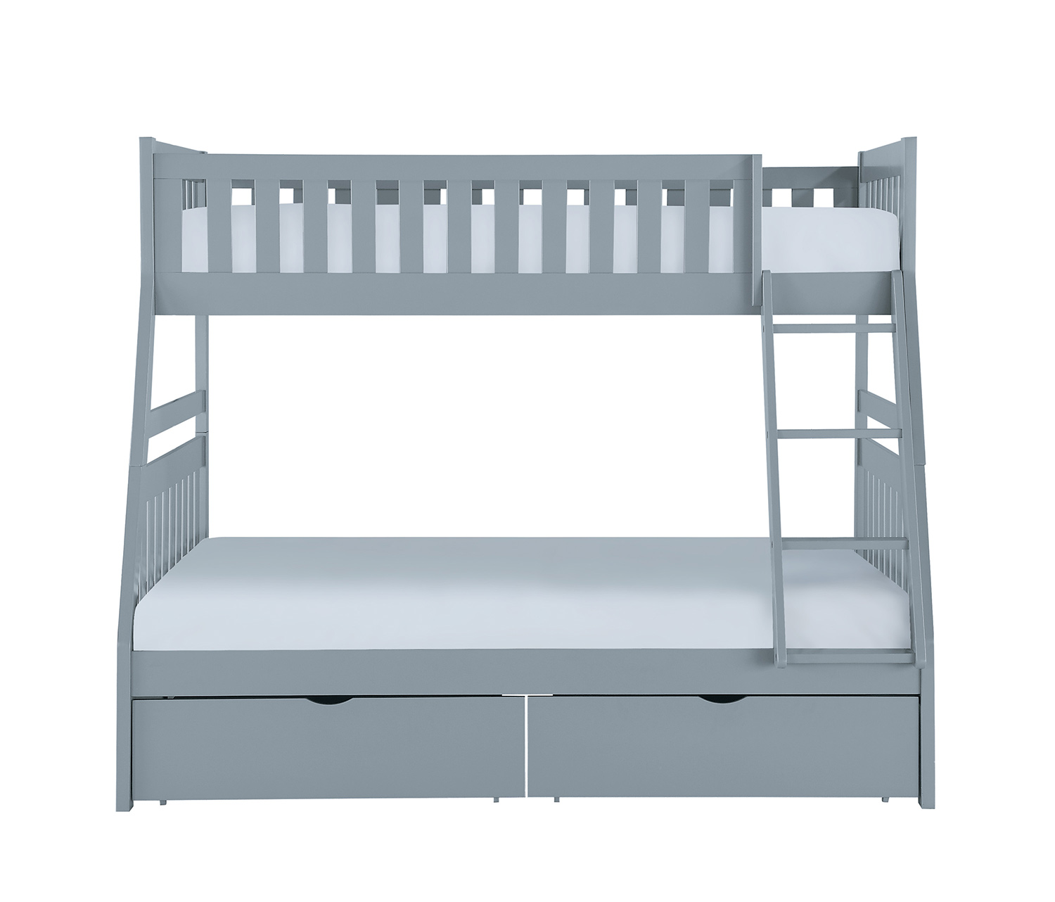 Homelegance Orion Twin Over Full Bunk Bed - Gray