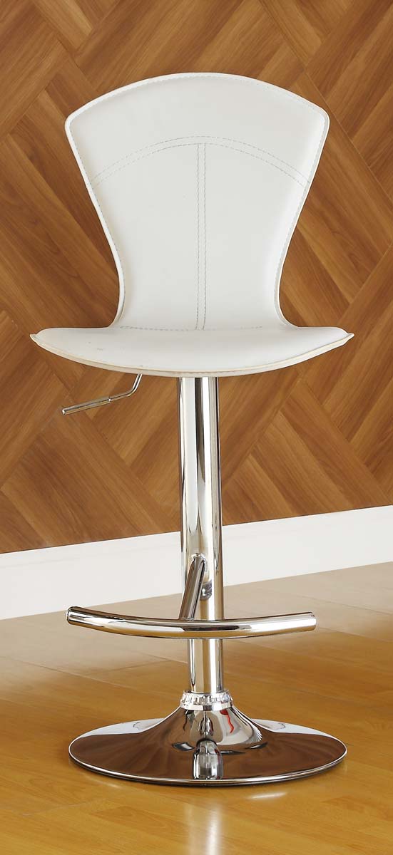 Homelegance 1148WHT Ride Swivel Stool - White Homelegance 1148WHT Ride Swivel Stool - White