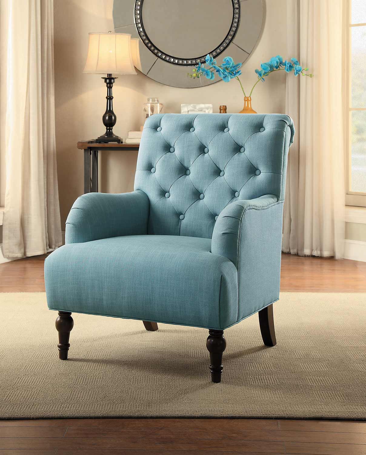 Homelegance Cotswold Accent Chair - Blue Homelegance Cotswold Accent Chair - Blue