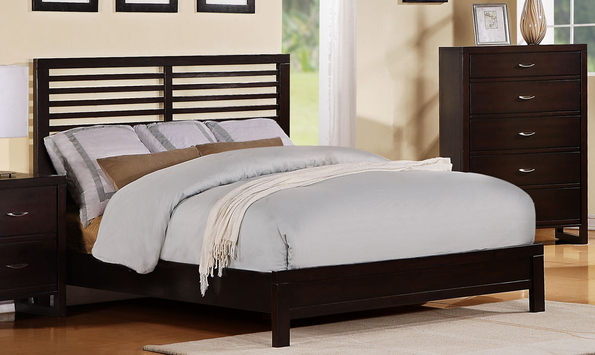 Homelegance Paula II Bed - Dark Cherry Homelegance Paula II Bed - Dark Cherry